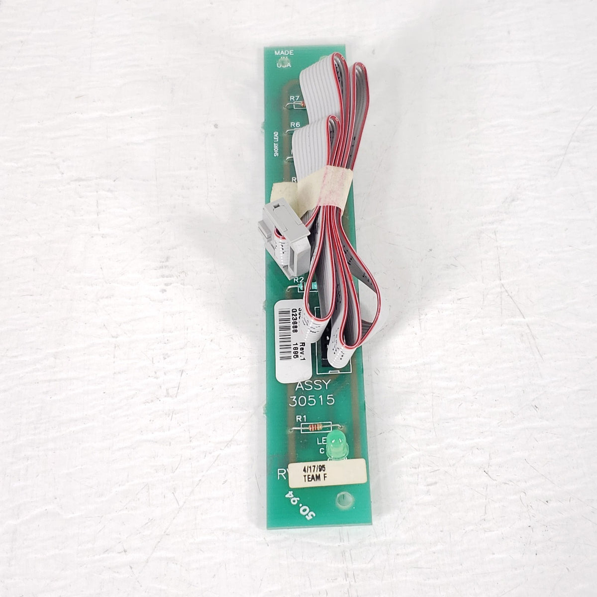 Zebra 30515M 30515 Rev 1 LED Status Display PCB Board w/ Cable Xi Series