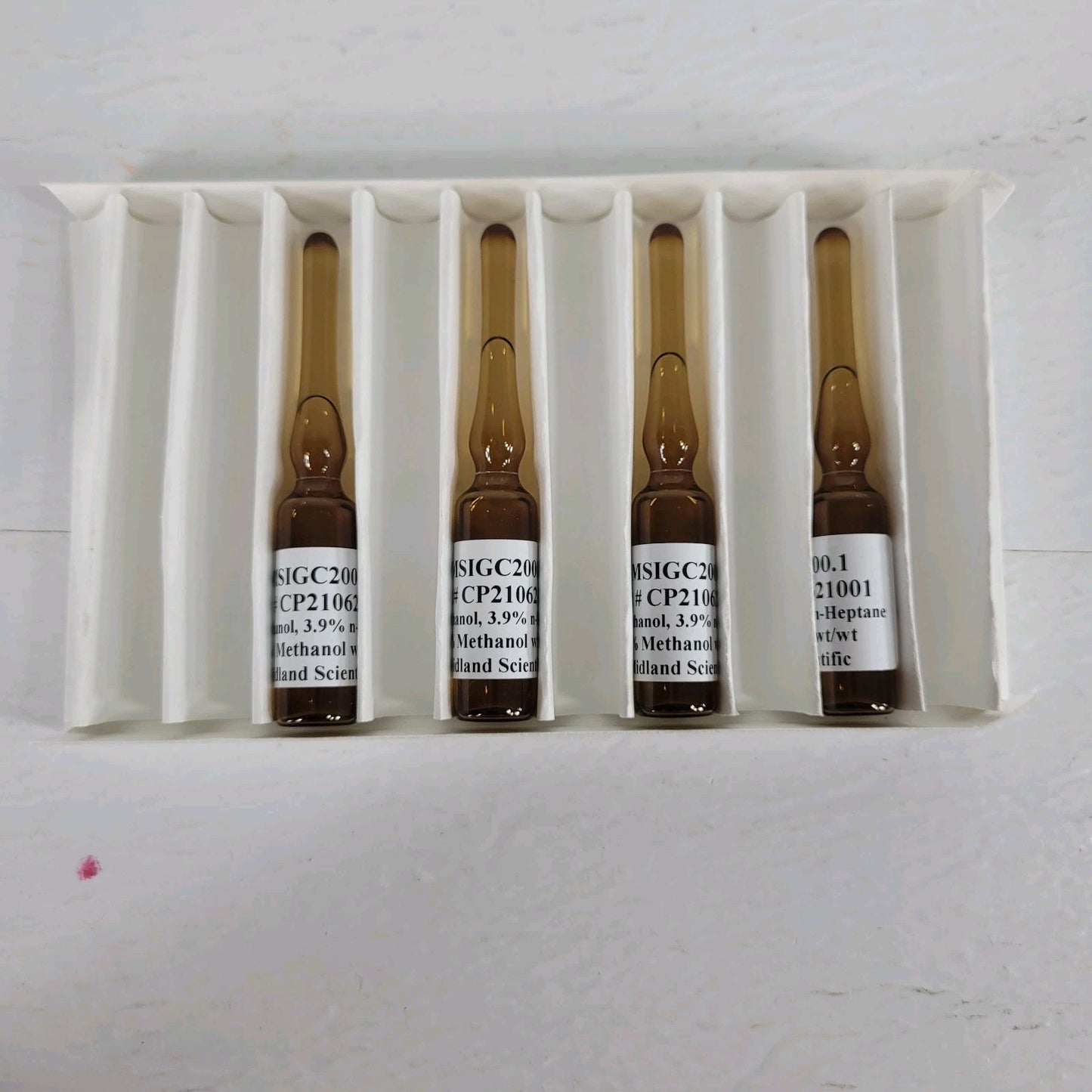 Expired MSI GC Standard Ethanol Industry 1.2 mL 4 Count MSIGC2000. 1-Kit