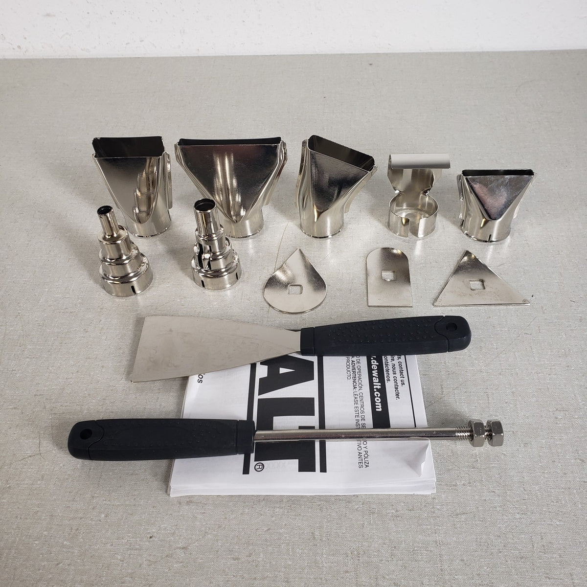DeWALT D26950 Heat Gun OEM Nozzle Set Concentrator Deflector Attachments