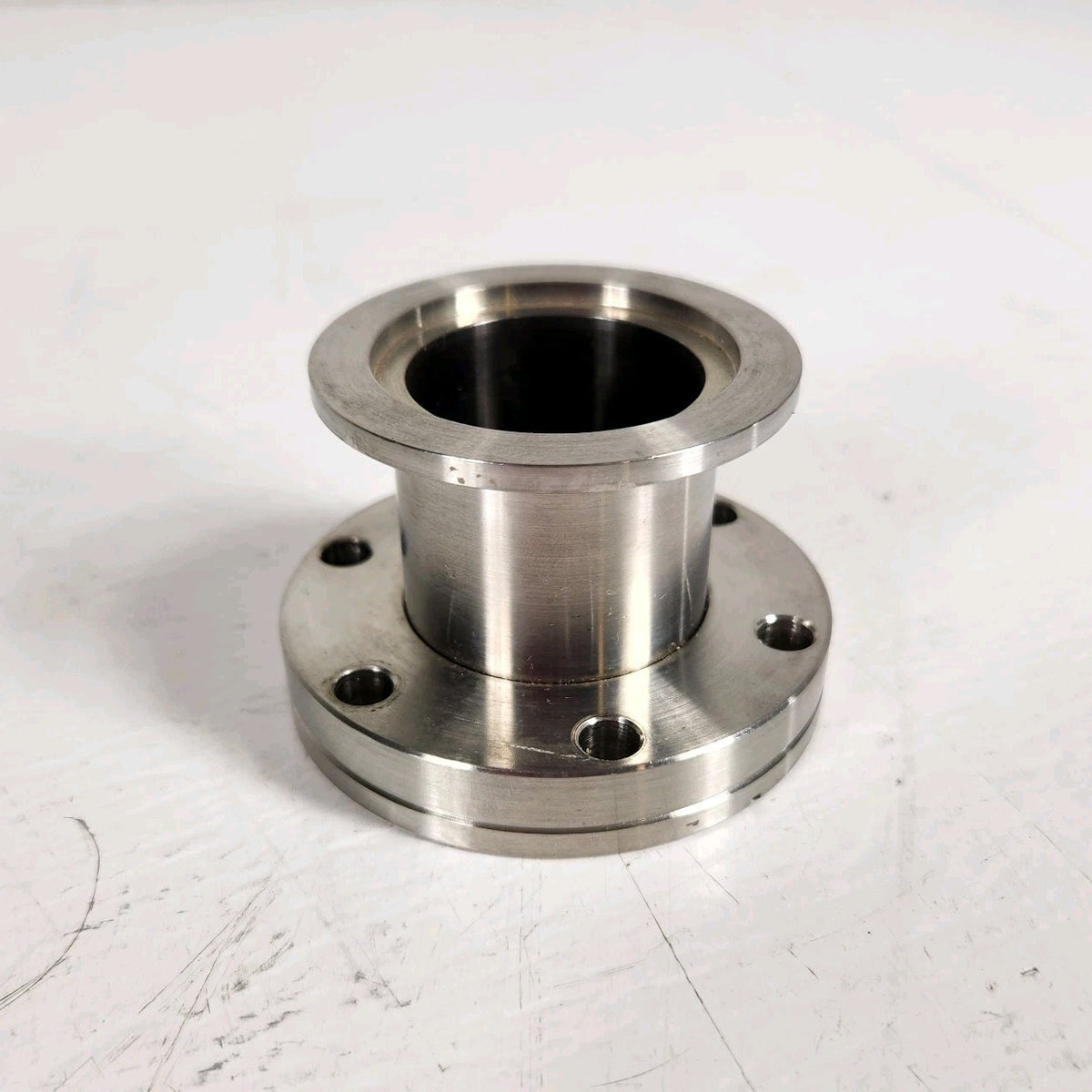 CF35 2.75" ConFlat to KF40 NW40 Stainless Steel Vacuum Adapter 1.8" Long