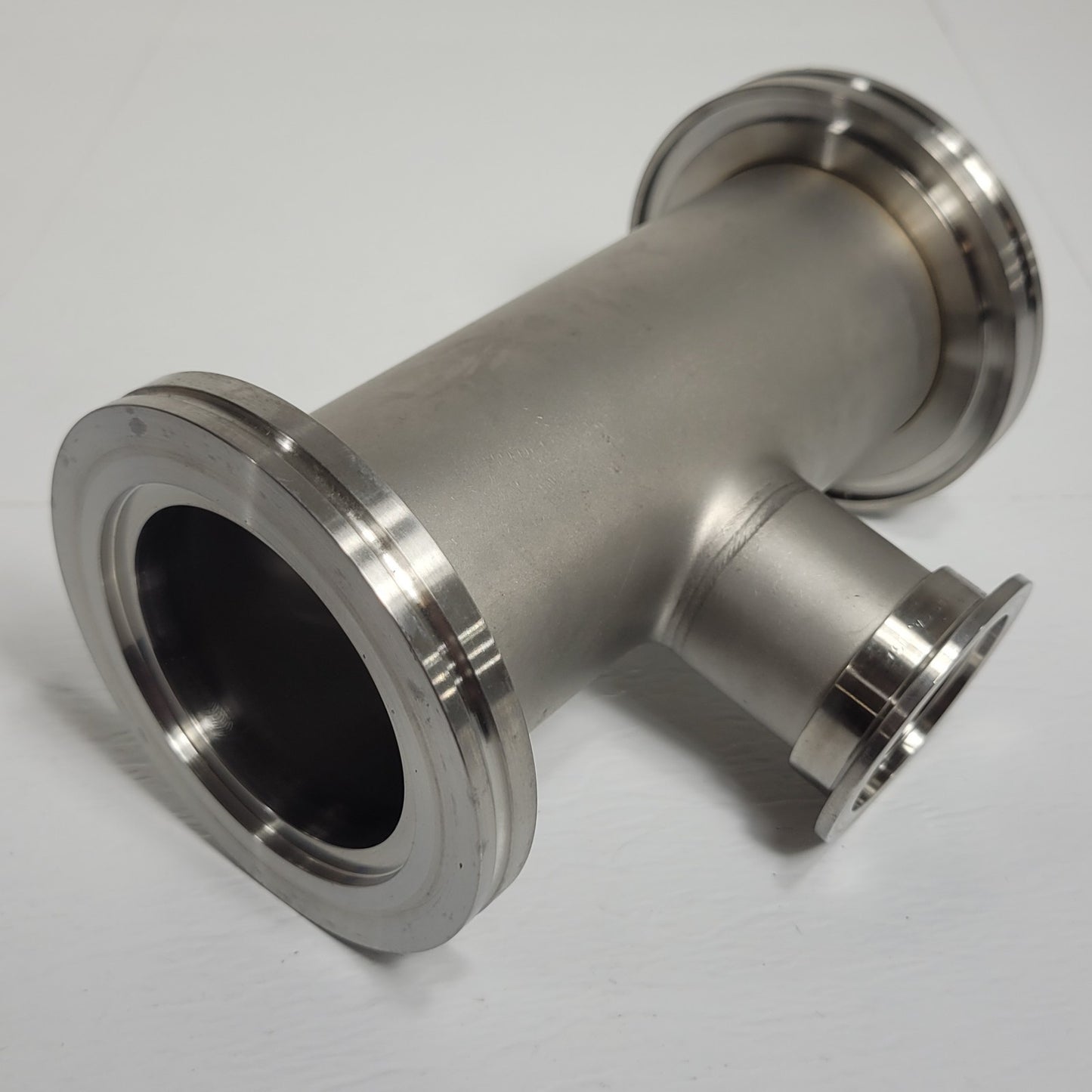 ISO-K63 to KF40 NW40 QF40 3-Way High Vacuum Reducing Tee Stainless Steel