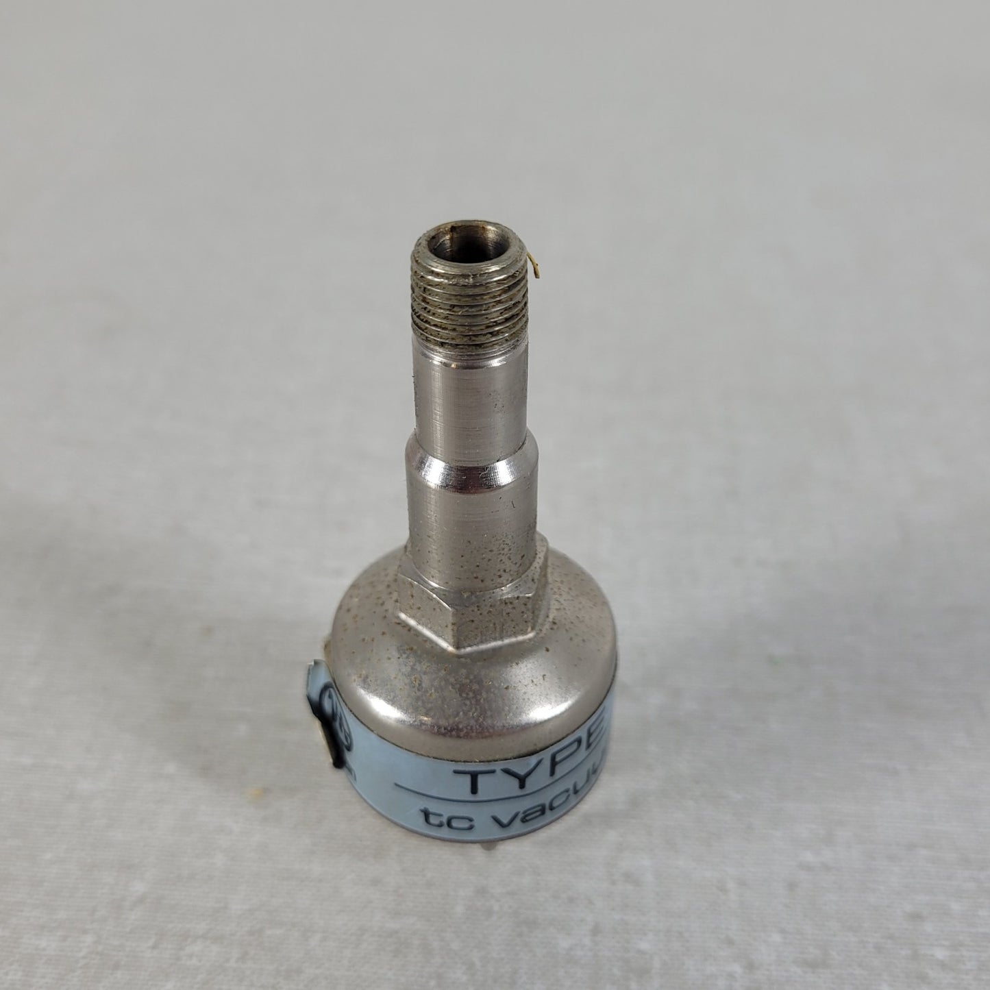 Varian 0531 Thermocouple Vacuum Gauge 1/8" NPT Nickle Plated Stainless Steel