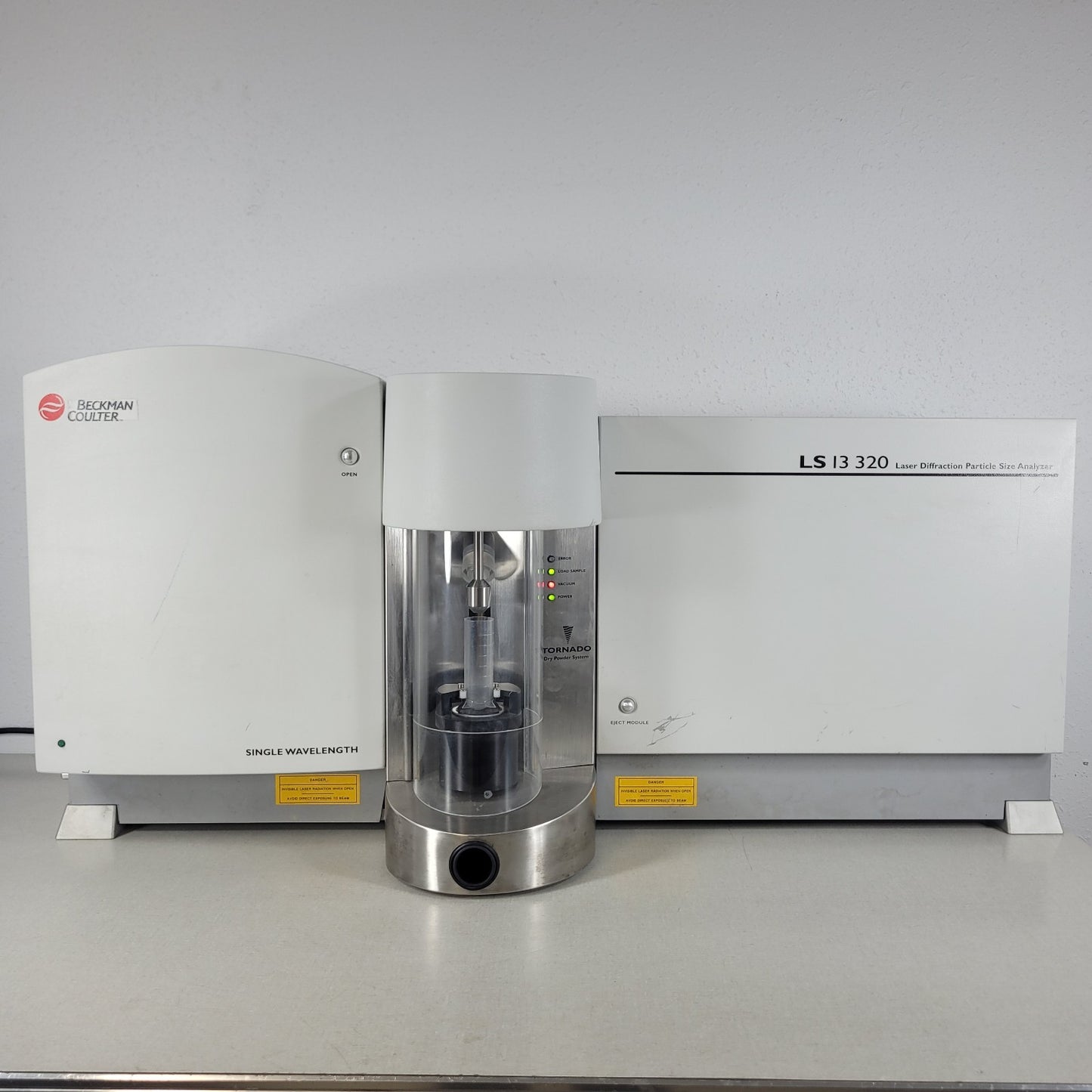 TESTED Beckman Coulter LS 13 320 Particle Size Analyzer w/ DPS Tornado & PC