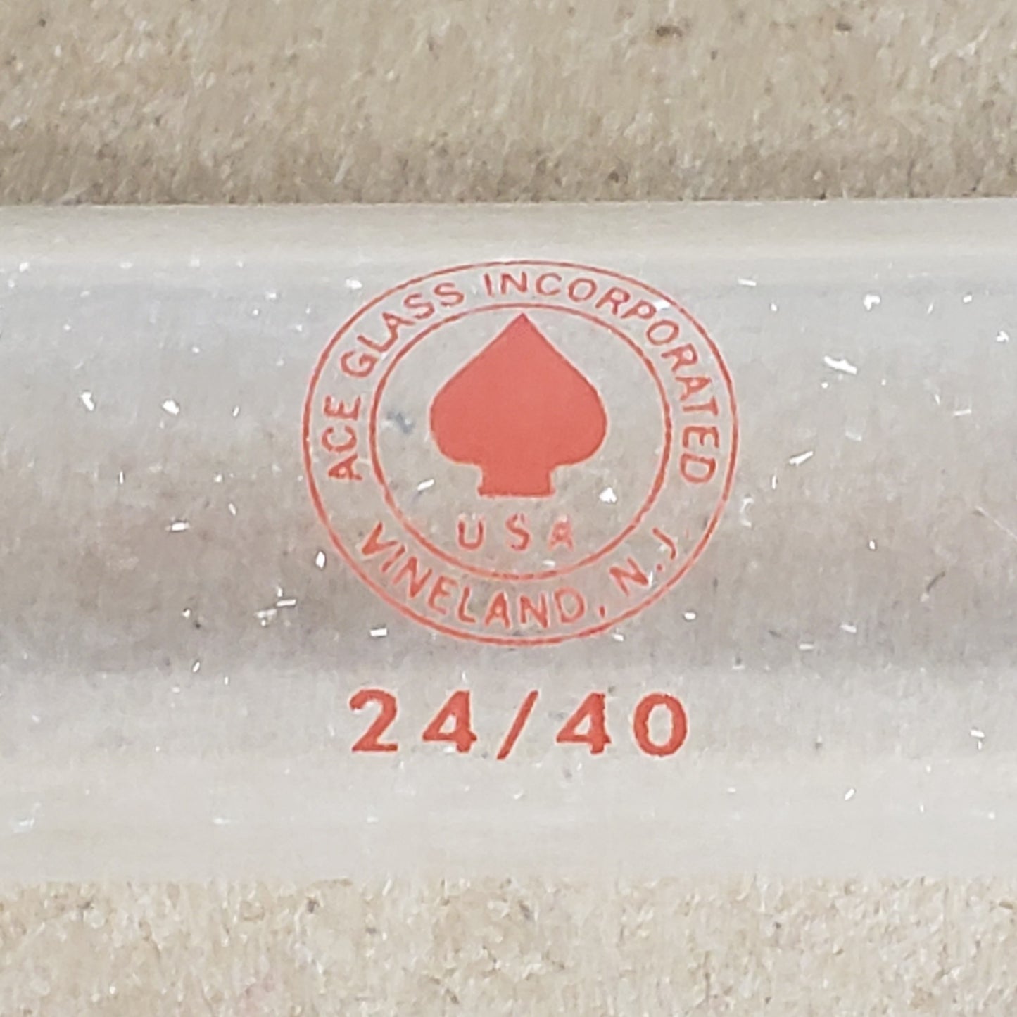 Lot Of 3 Ace Glass Inc 5040-10/5238-03/5125-10 Side-Arm/U/Y-Adapters 24/40 Joint