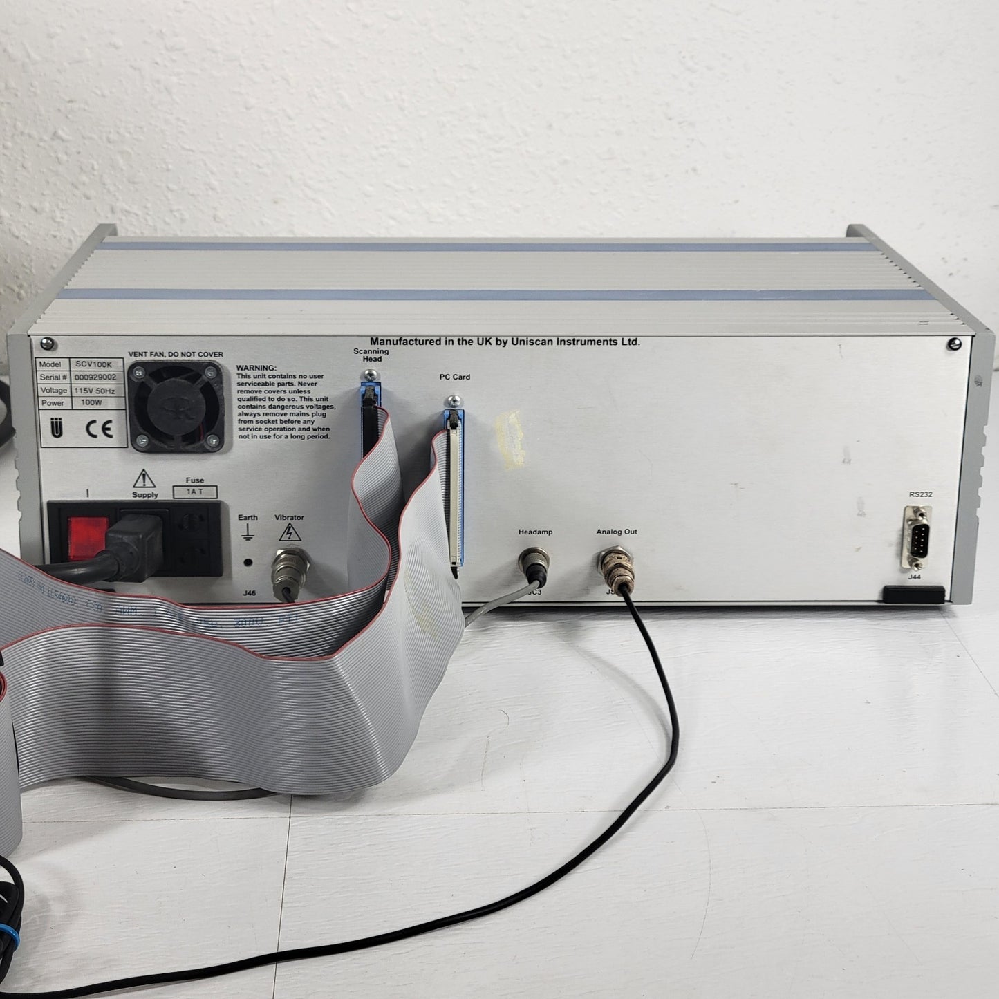 PerkinElmer PAR SKP100E Scanning Kelvin Probe SCV100 PC Original Software AS-IS