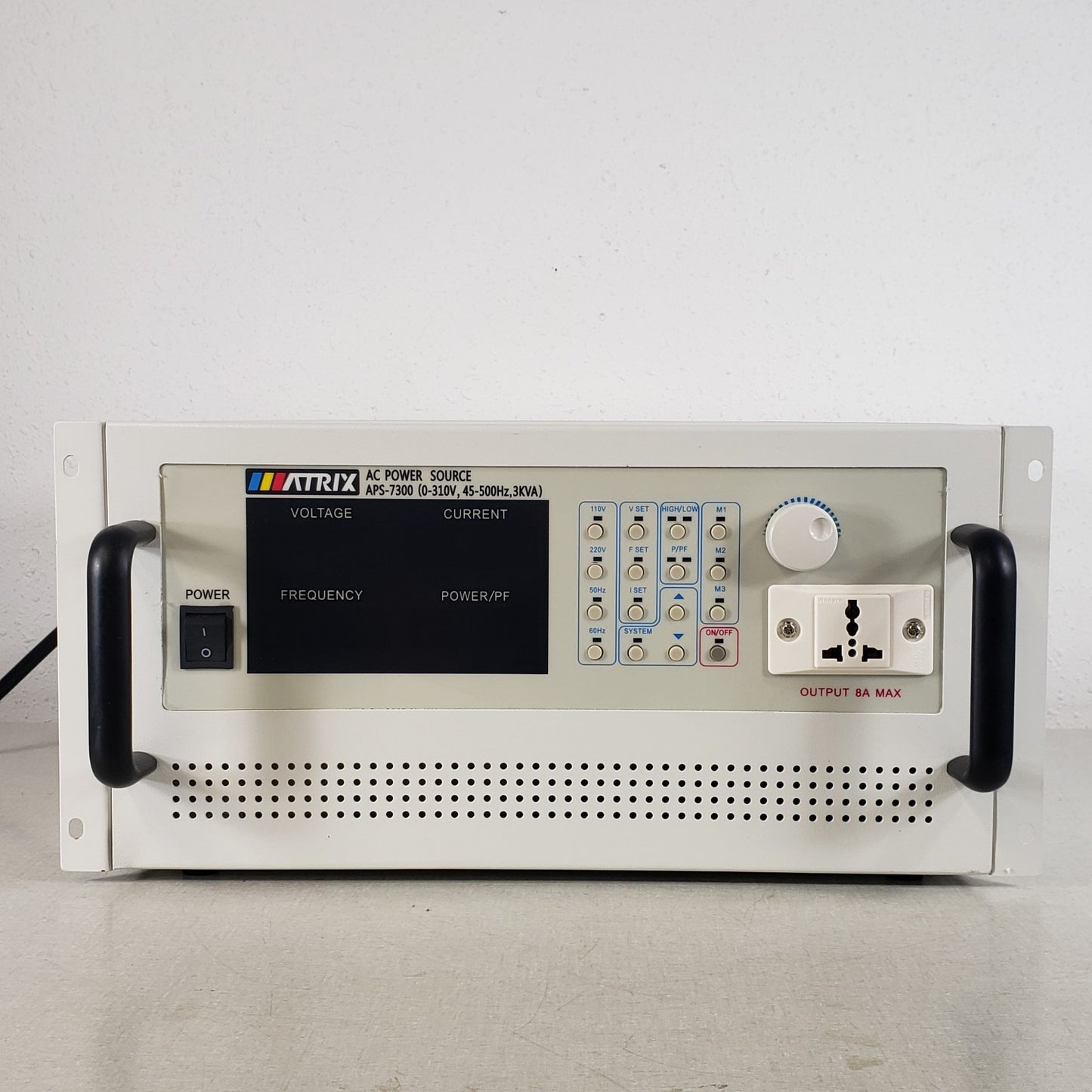 TESTED Matrix APS-7300 Programable AC Power Supply 0-310V 45-500Hz *READ DESC*