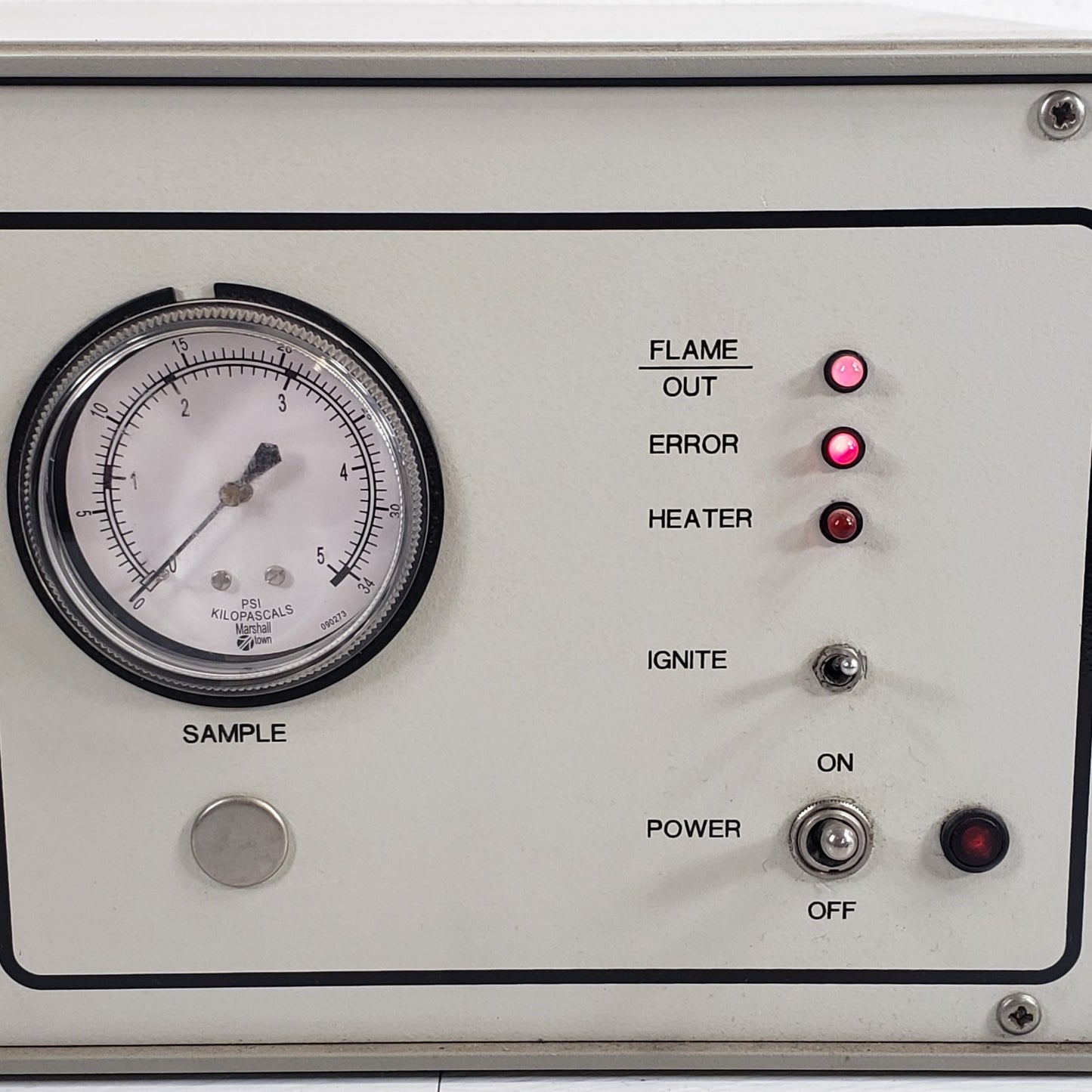 ANTEK R1040 Total Hydrocarbon Analyzer FID Gas Tester Zero Span Sample