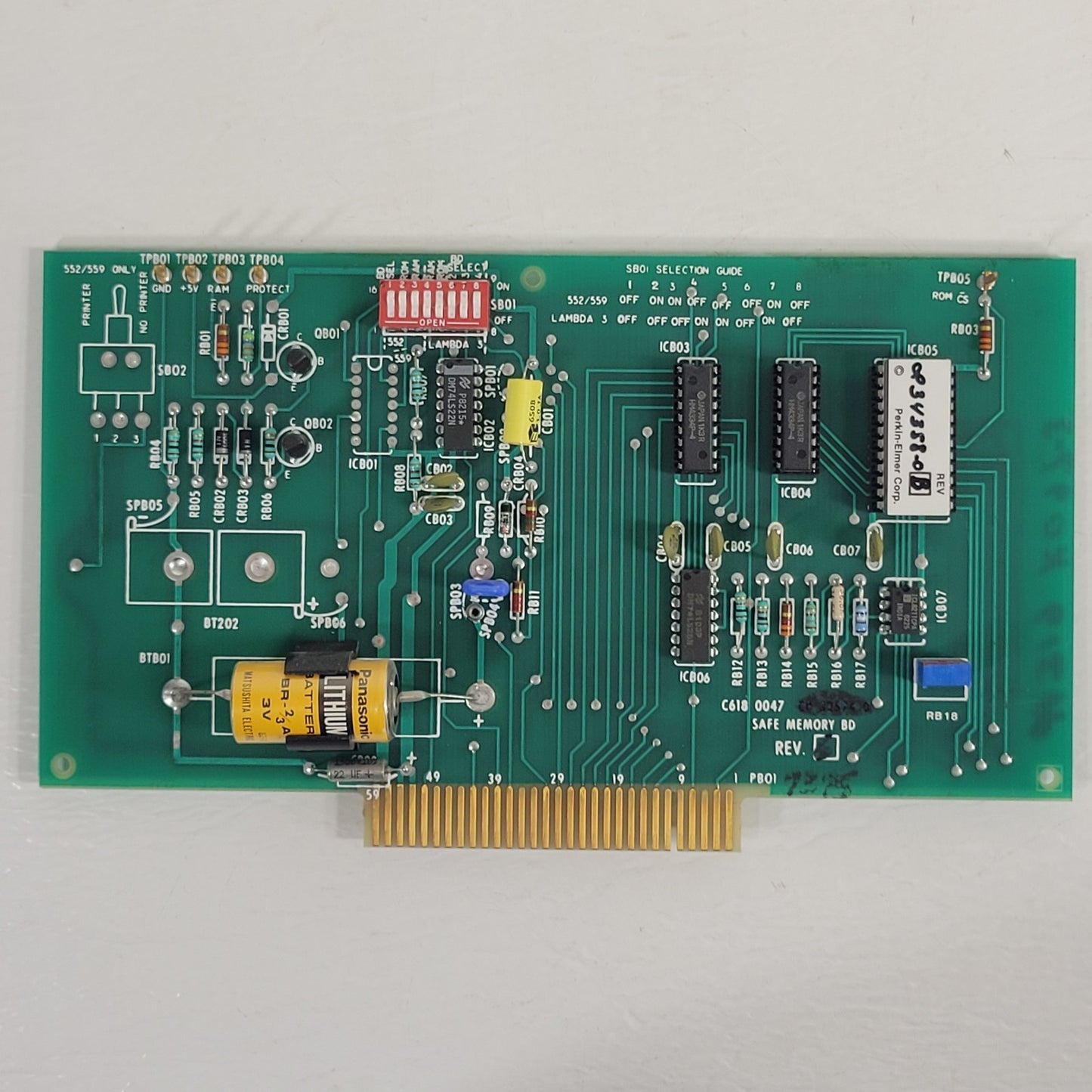 Perkin Elmer C618-0048 Main Control Motherboard PCB Lambda 3B Spectrophotometer