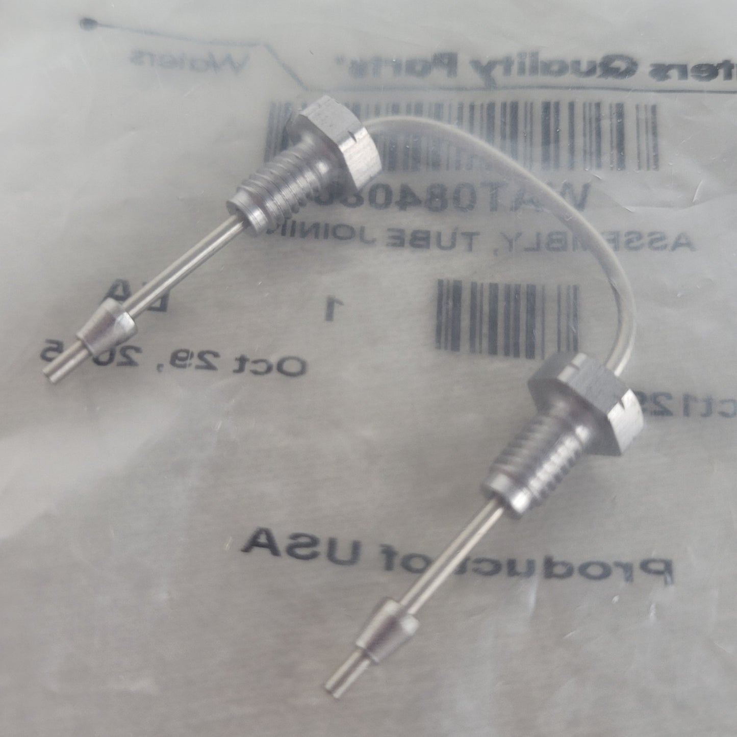 Waters WAT084080 Stainless Steel Column Joining Tube Assembly HPLC Connector