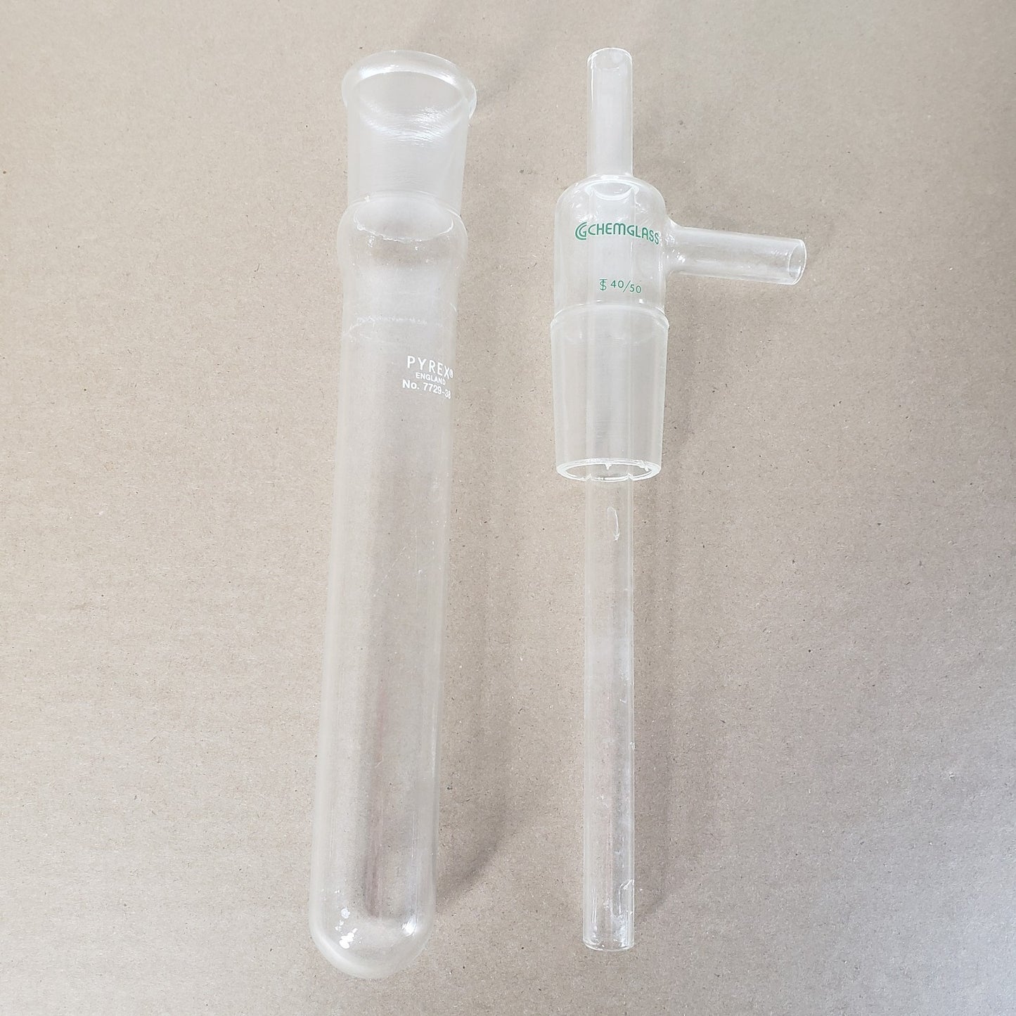 Pyrex/Chemglass 7729-38/CG-4514-08 Condenser Cold Finger Assembly 40/50 Joint
