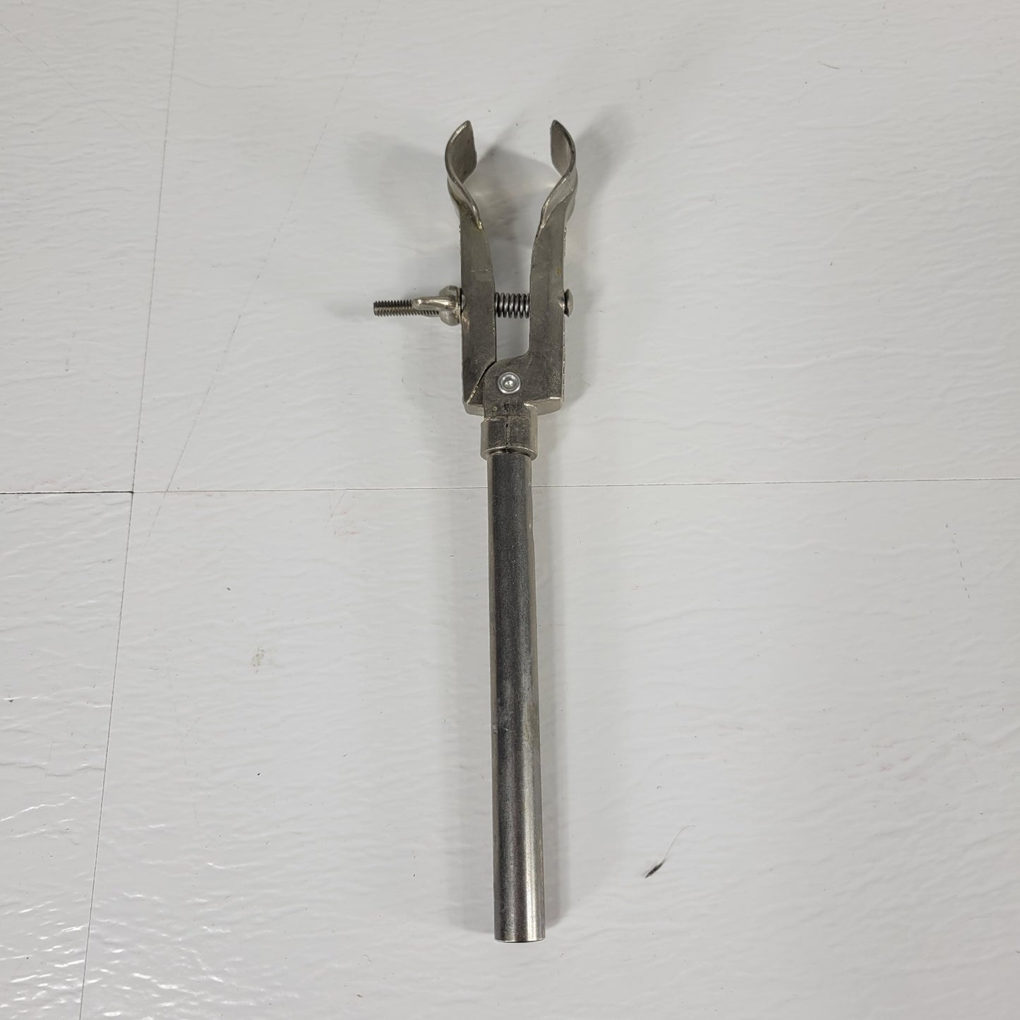 Lot Of 10 Talon 1" 2-Prong Lab Clamps 8" Long 8/10 Single 2/10 Double Adjustment