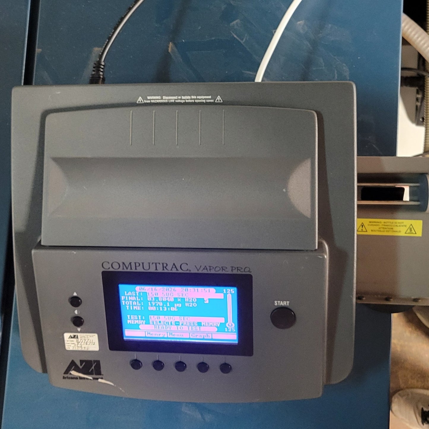 TESTED WORKS ARIZONA CT-3100-L Computrac Vapor Pro VP Series Moisture Analyzer