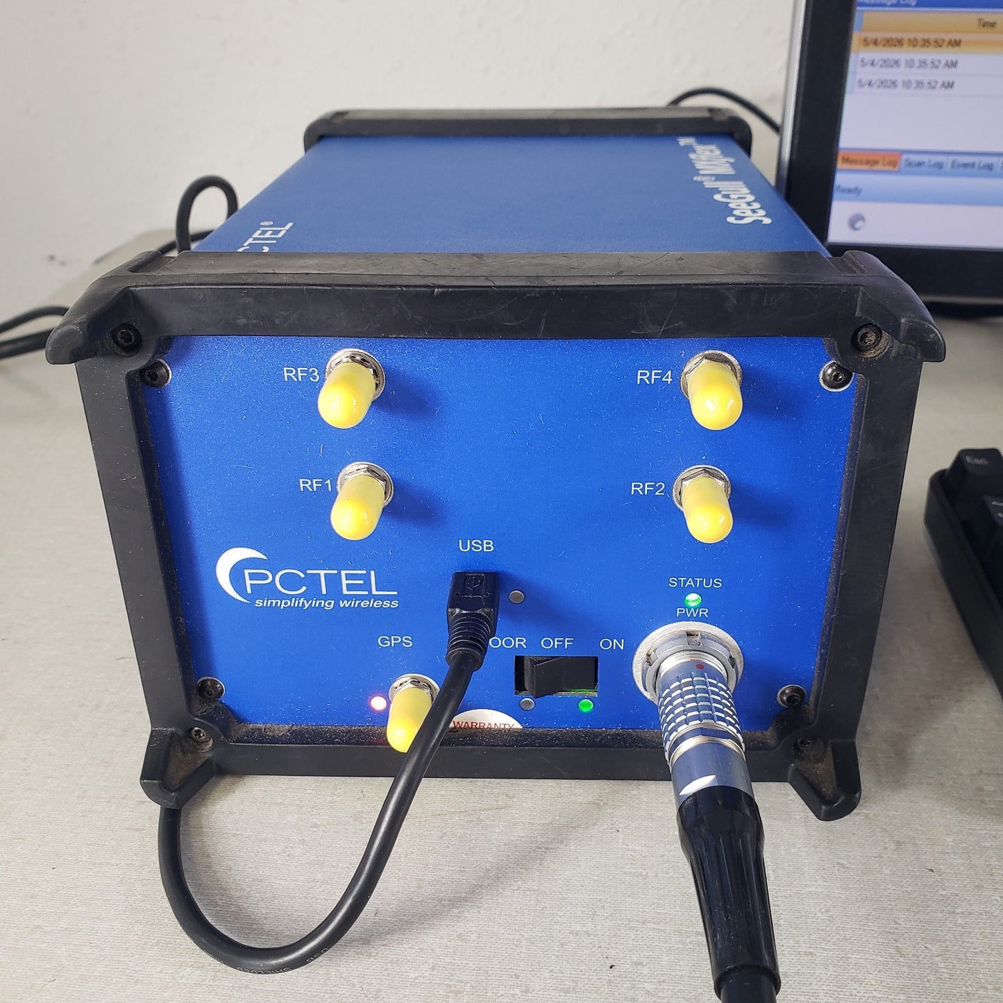 PCTEL 07904S-U SeeGull MXflex Scanning Receiver 30MHz-6GHz w/ PC READ