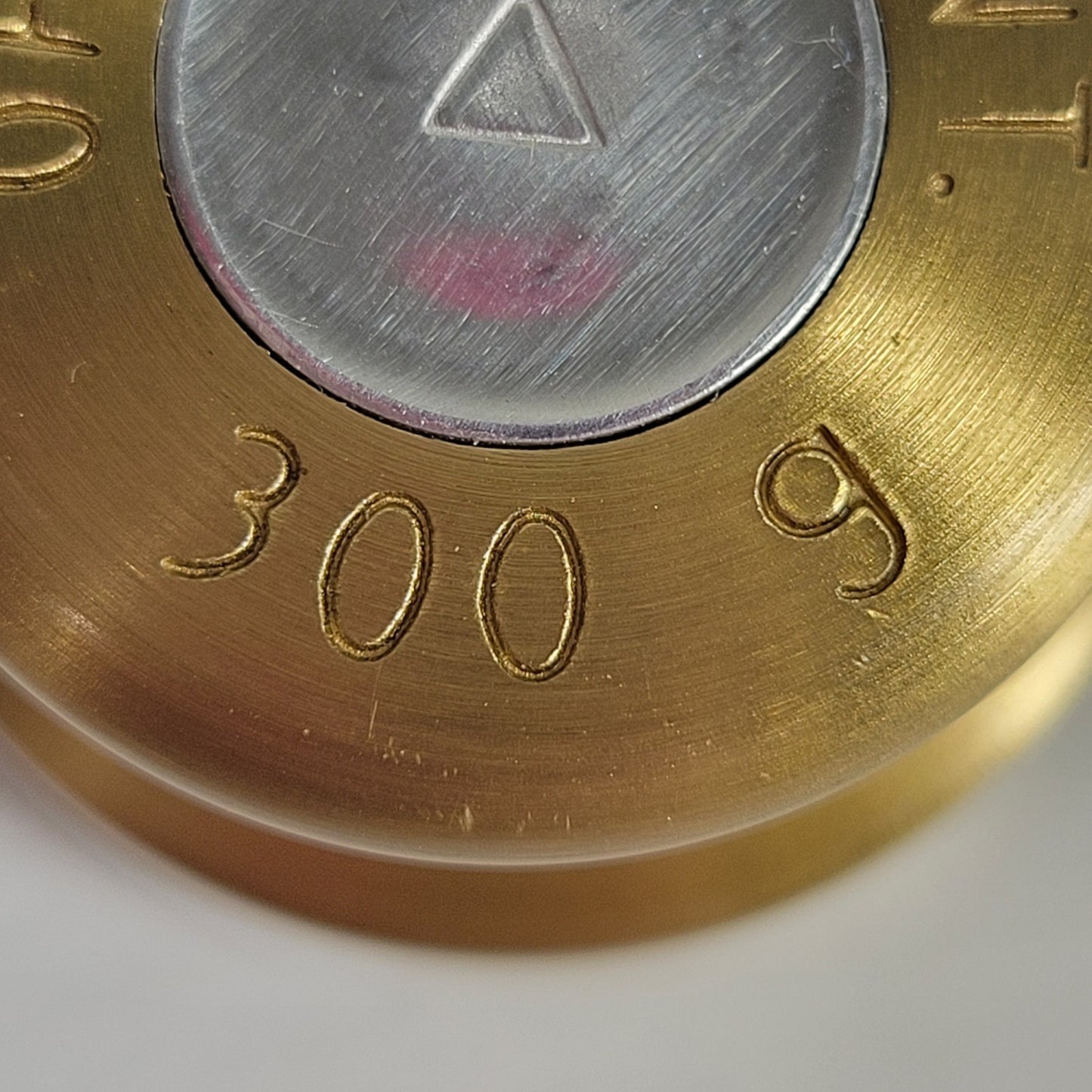 VINTAGE OHAUS 300G Brass Alloy Calibration Weight, Great Condition