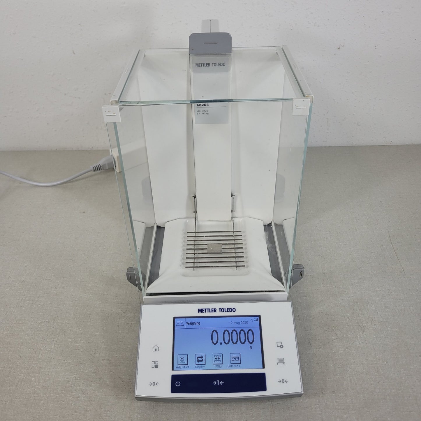 TESTED Mettler Toledo XS204 Analytical Lab Balance 220g x 0.1mg SmartGrid FACT