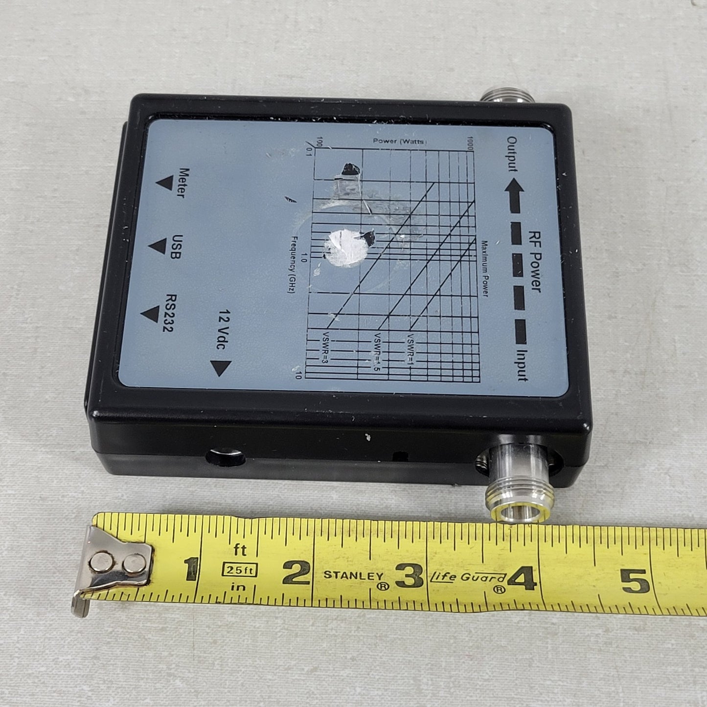 TESTED WORKS Bird 5012 Wideband RF Power Sensor 350MHz-4GHz USB RS232 N-Female
