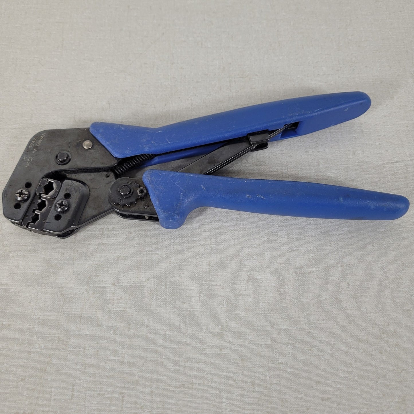 Tyco Electronics K0947 Pro-Crimper Ratcheting Crimp Tool .105 .128 .151 Hex Die