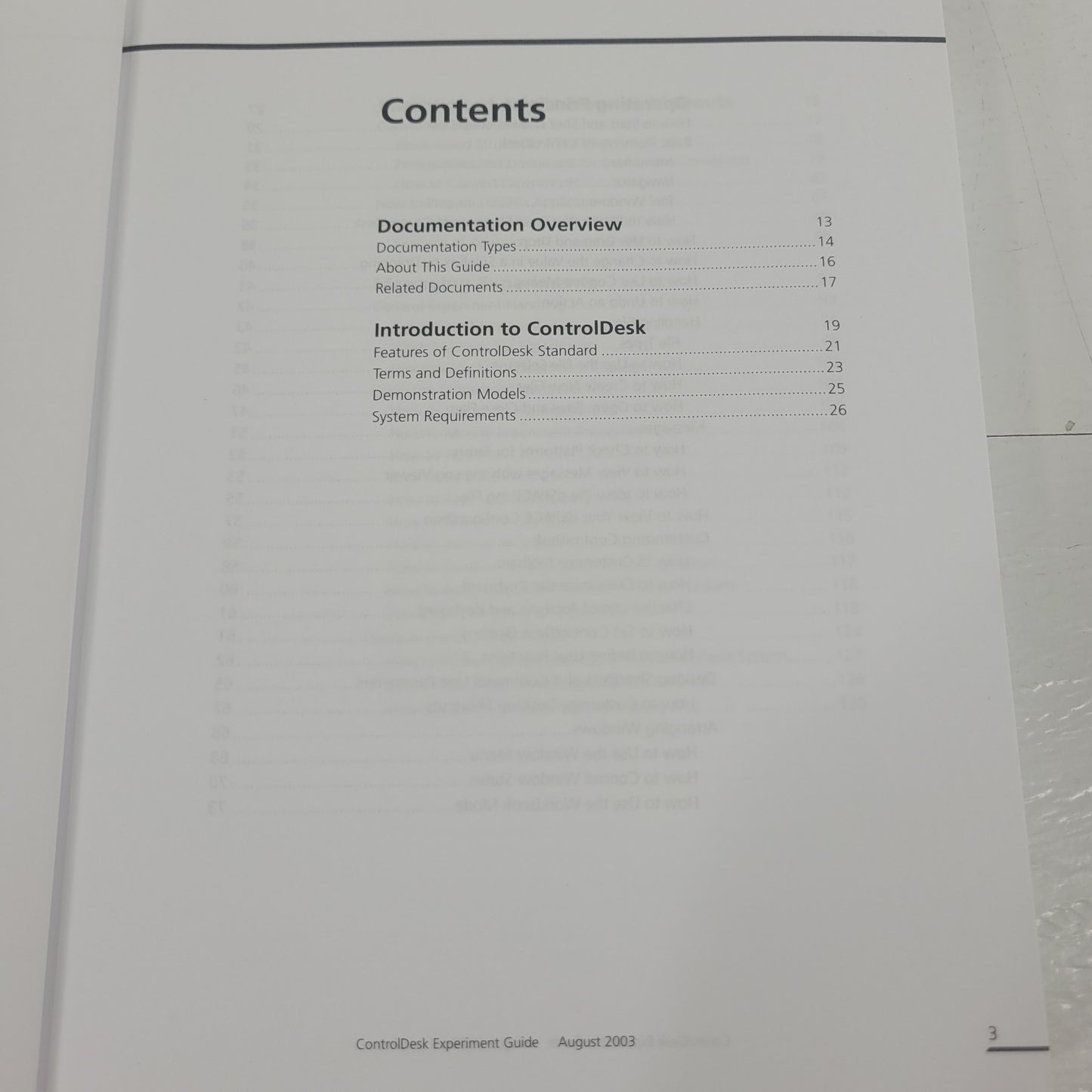 dSPACE ControlDesk Experiment Guide Release 4.0 Software User Manual August 2003