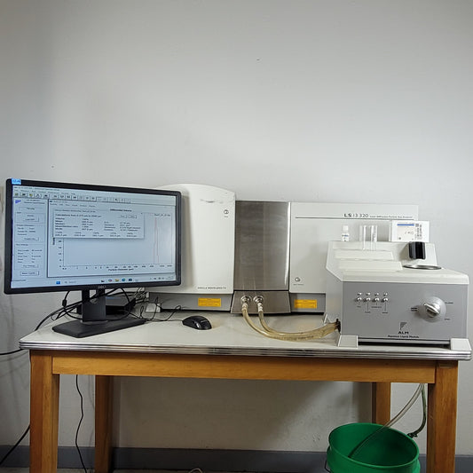 TESTED Beckman Coulter LS 13 320 Particle Size Analyzer w/ ALM Module & Computer