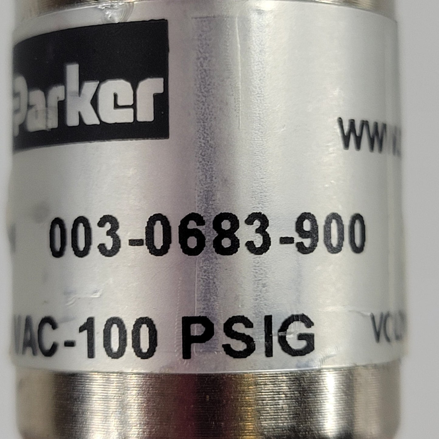 Parker 003-0860-900 Series 3 12VDC 2-Way NC Inert Liquid Solenoid Valve