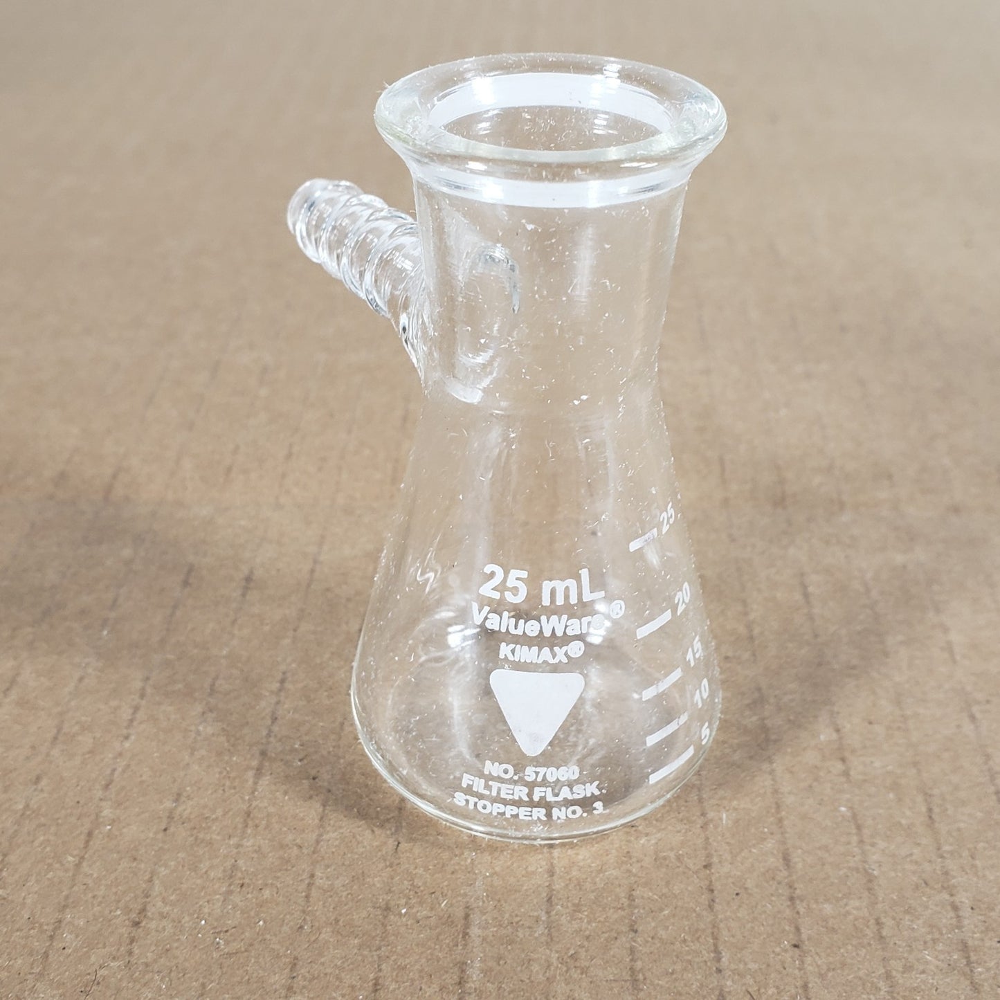 Lot Of 8 Valueware/VWR/Pyrex 57060-250/25/10545-864 250/125/25mL Filter Flasks