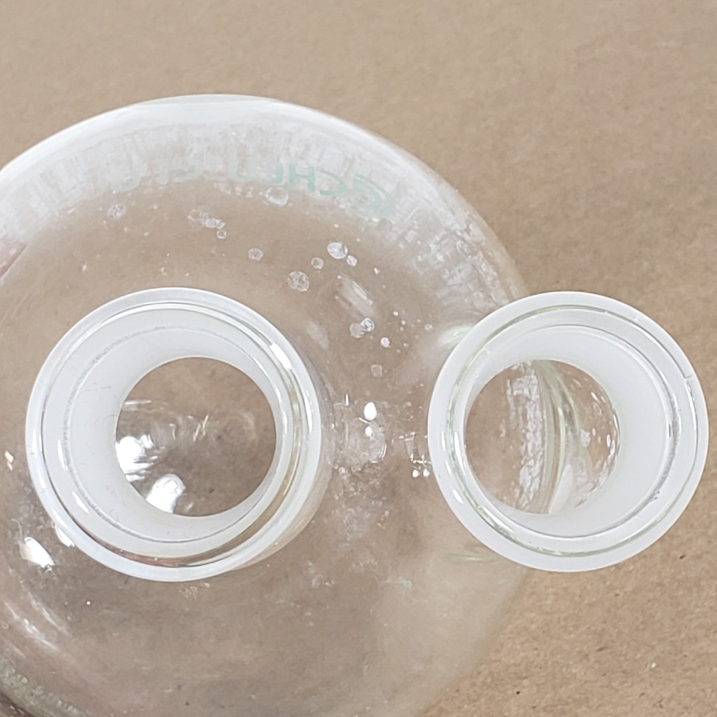 Chemglass CG-1518-06 Round Bottom Flask 500mL 2 Neck Straight 24/40 Joints