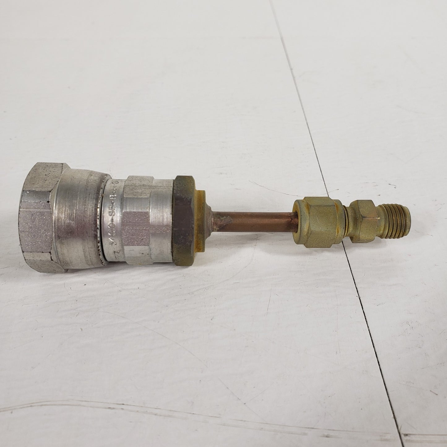 Danfoss Hansen 5400-S5-8 Refrigerant Female Coupling Adapter to 1/4" Swagelok