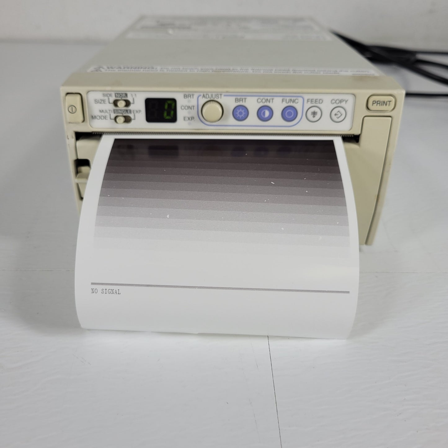 TESTED MITSUBISHI P93W B/W Thermal Video Copy Processor w/Video Cable