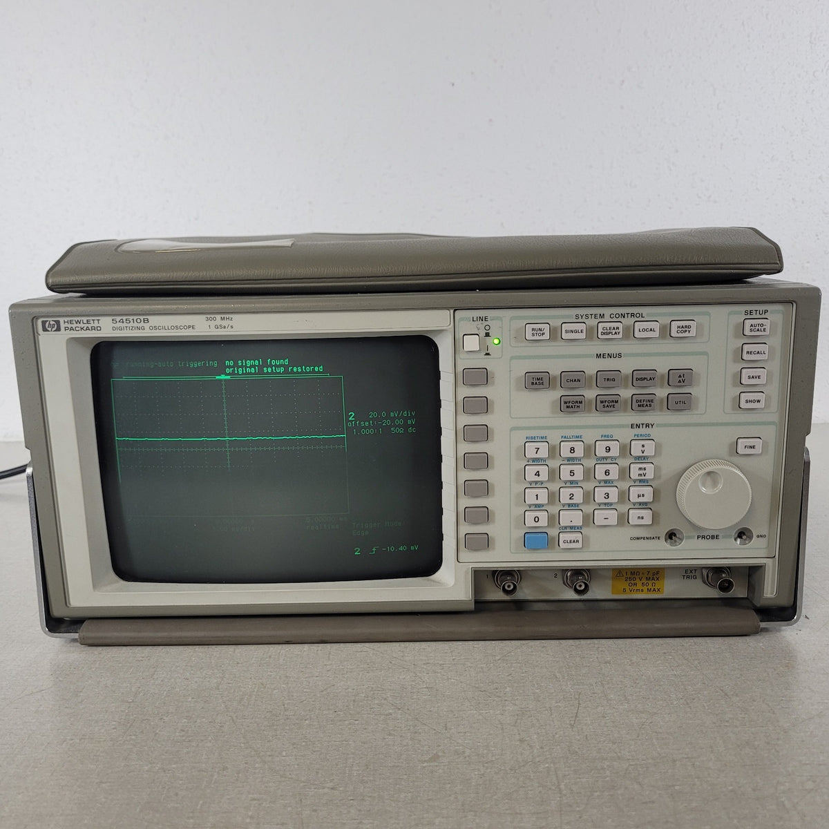 HP Hewlett Packard 54510B 300MHz 1GSa/s 2CH Oscilloscope TESTED WORKING