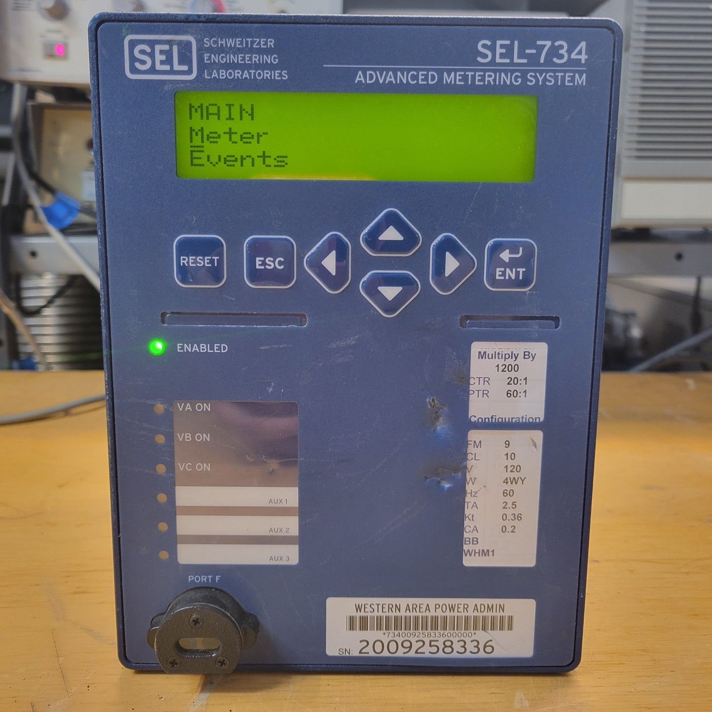 Schweitzer Engineering Laboratories SEL-734 CL10 Advanced Metering System