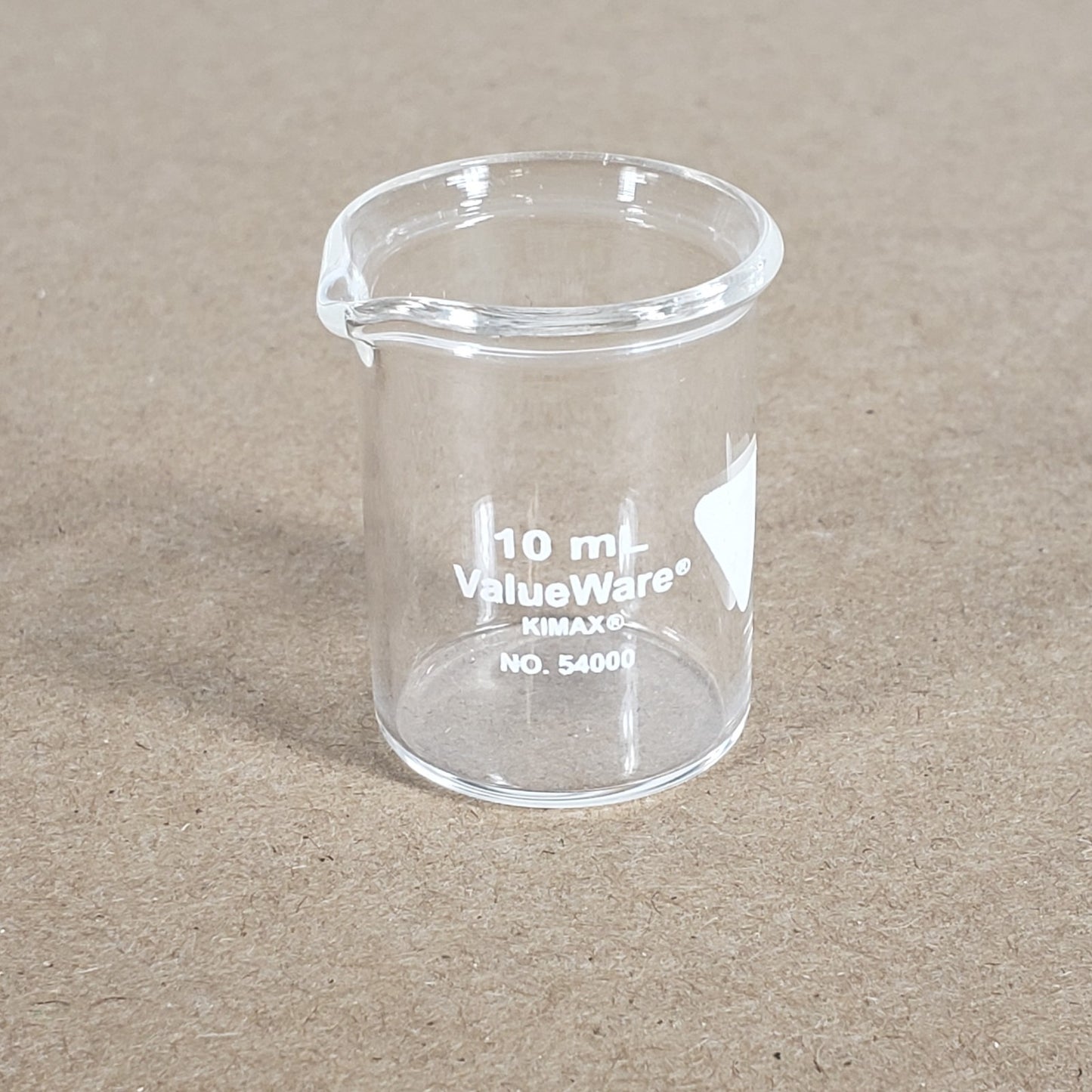 LOT of Valueware Kimax Glassware Beaker Set 250 150 100 50 10 mL 7 Total