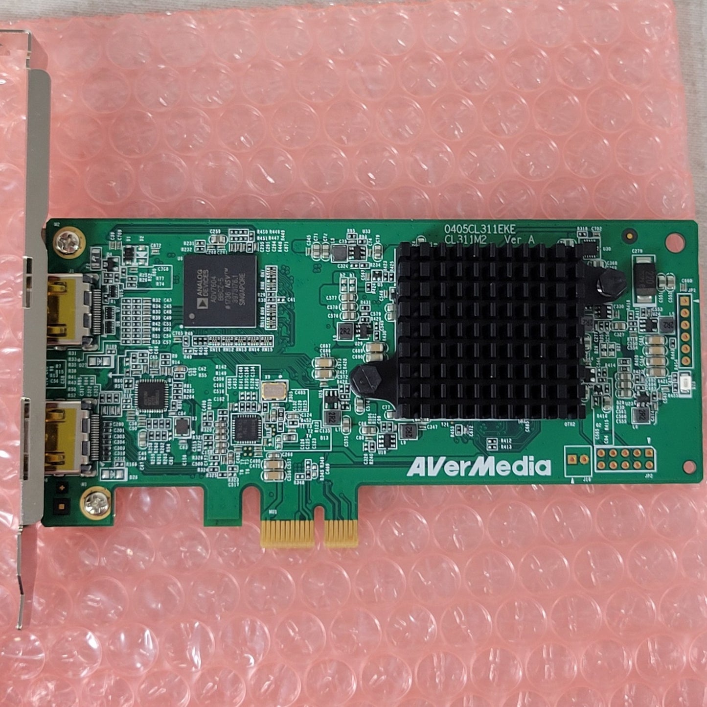 AVERMEDIA CL331M2/CL331AH Ver. A PCIe HDMI Frame Grabber, 1080p 60fps