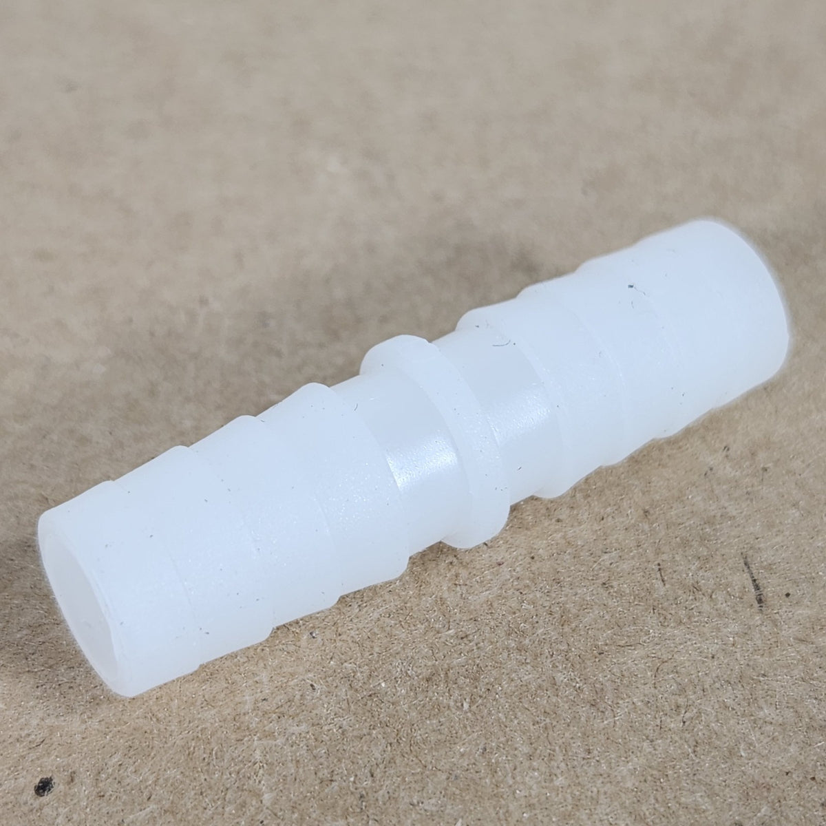 Quickun 1-0130 3/8" x 3/8" Plastic Hose Barb Union Splicer Fittings Lot of 5