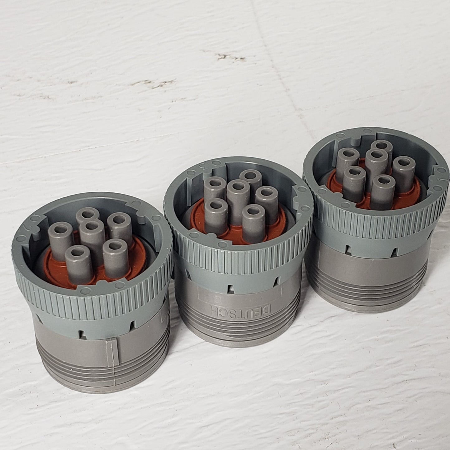3 Units TE Connectivity Deutsch HD16-6-96S HD10 6-Position Plug Housing