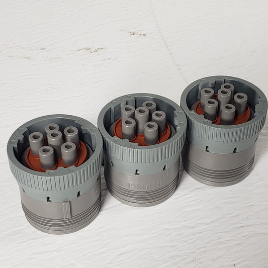 3 Units TE Connectivity Deutsch HD16-6-96S HD10 6-Position Plug Housing