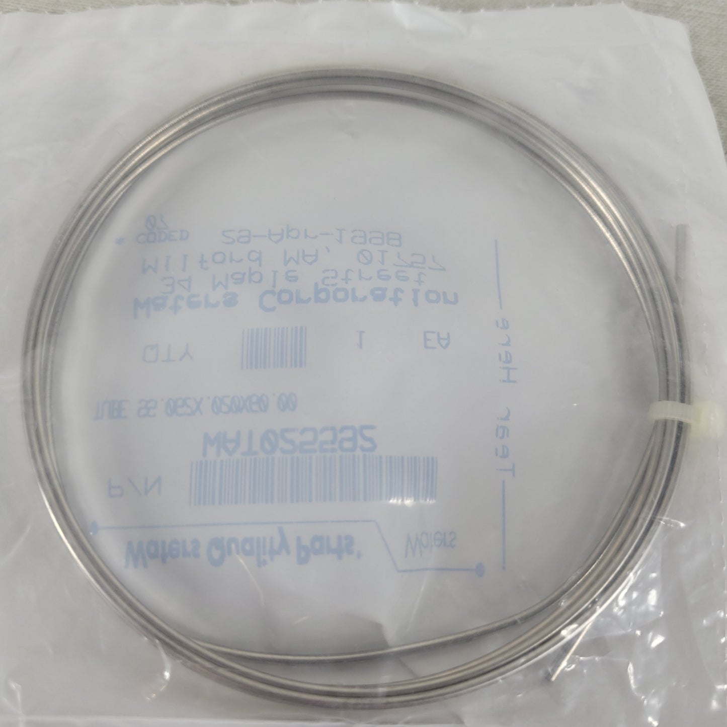 Waters WAT025592 SS HPLC Tubing 1/16in OD x .020in ID x 60in 600E