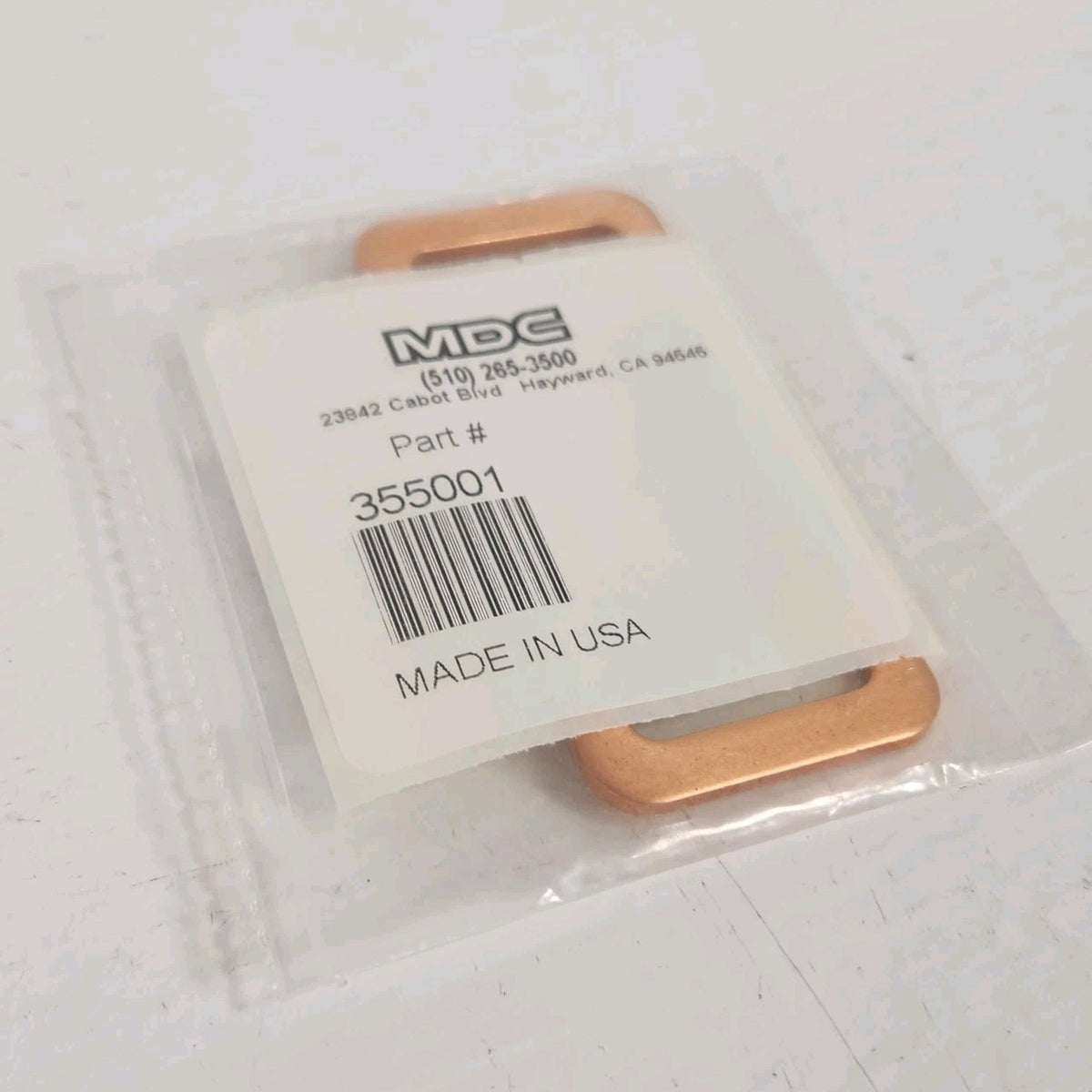 MDC 355001 GVG-1500M Viton Copper Gate Valve Gasket Rebuild Seal Kits