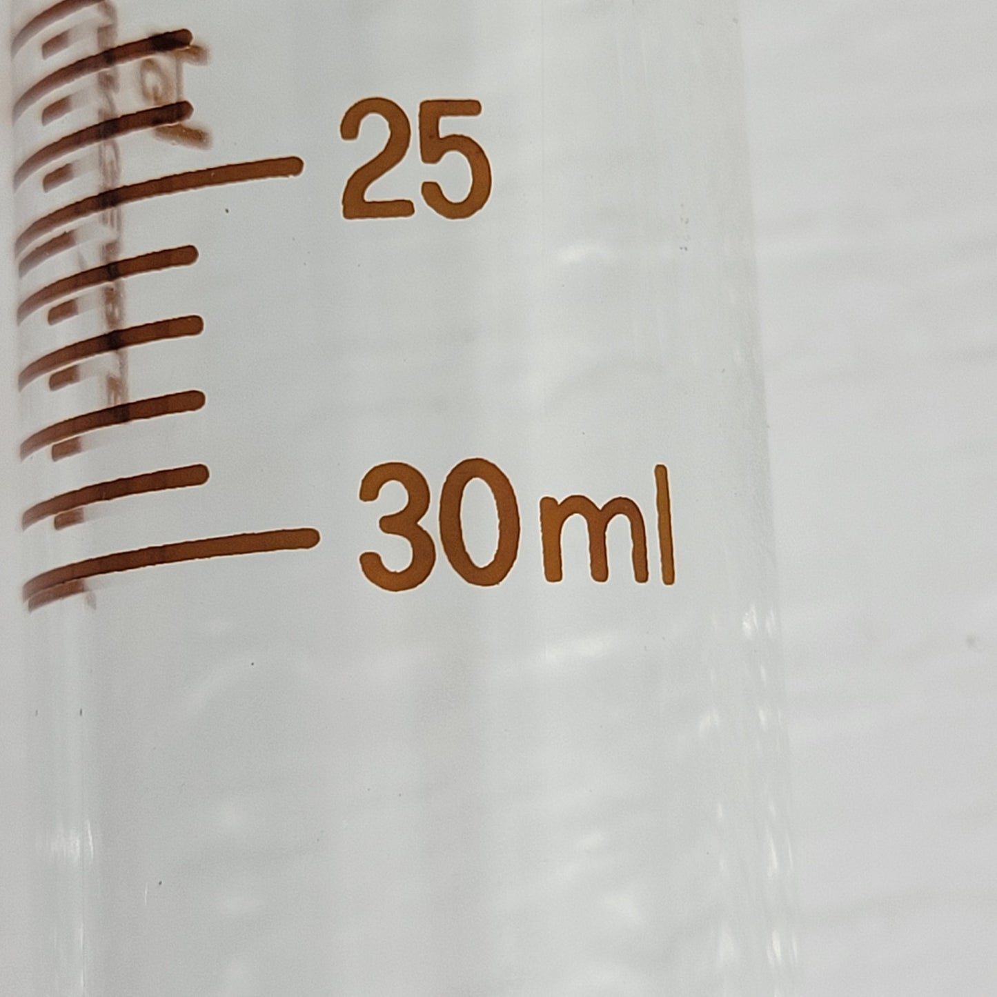 FORTUNA OPTIMA 30ml Glass Srng with Luer Lock Tip for Secure Connections