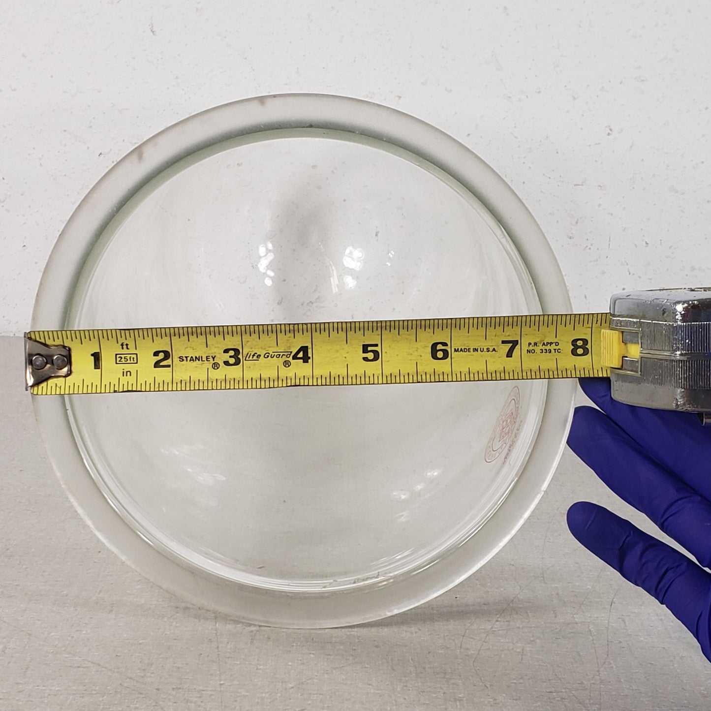 Scientific Glass Apparatus PYREX Cylindrical Reaction Vessel 17.5x6.75in