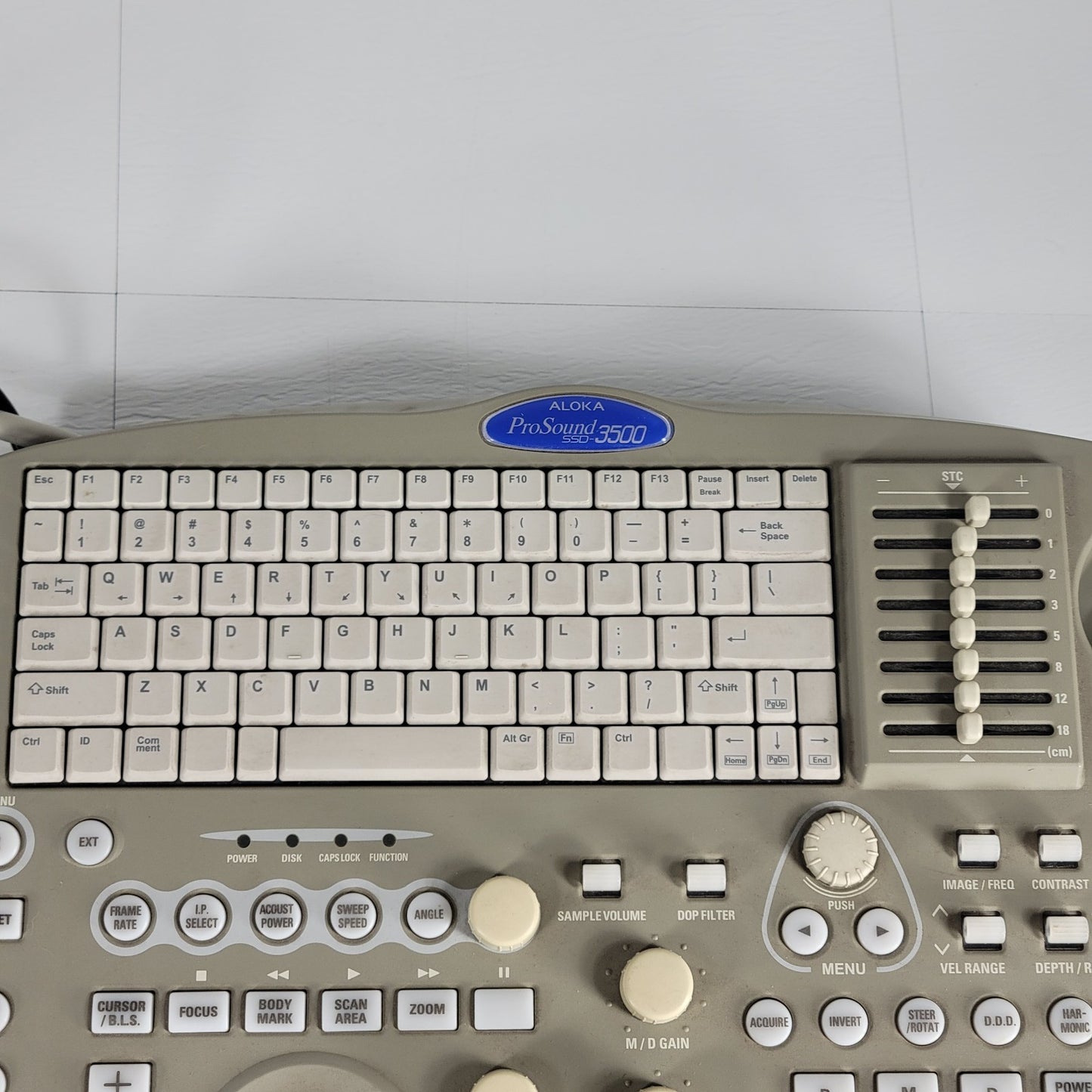 ALOKA SSD-3500 ProSound L-FULLKEY-2002 Alphanumeric Keyboard Ultrasound Part