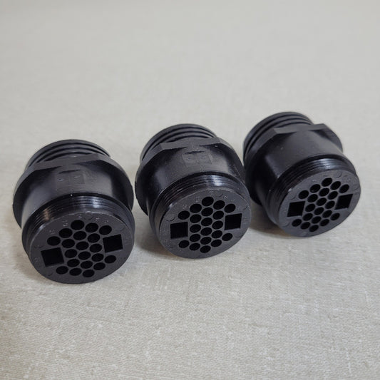 Lot of 3 TE AMP 206613-3 CPC Series 4 22-Position Circular Receptacle Housings