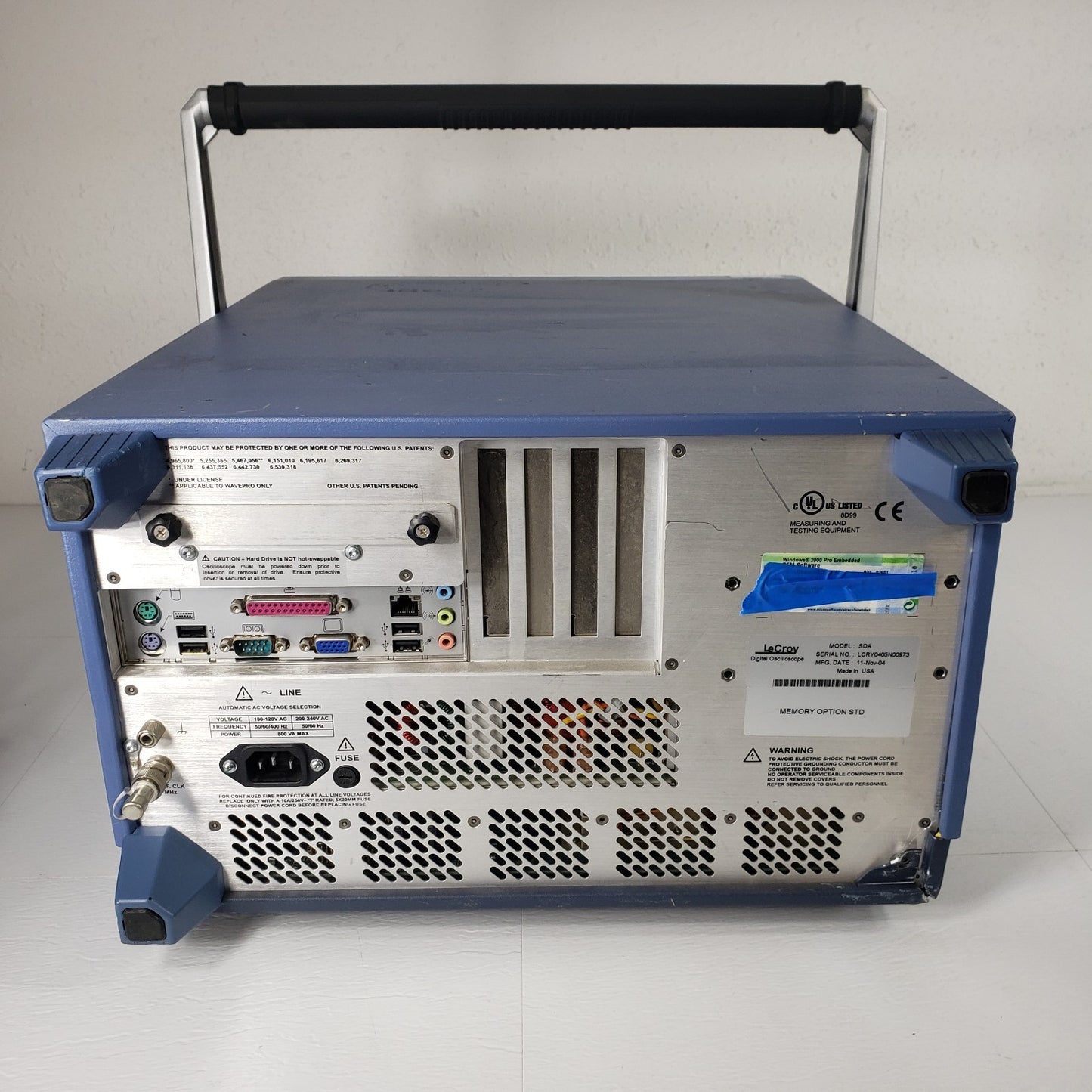 TESTED LeCroy SDA-5000A 4 Channel Serial Data Analyzer Oscilloscope 20GS/s 4Vpk