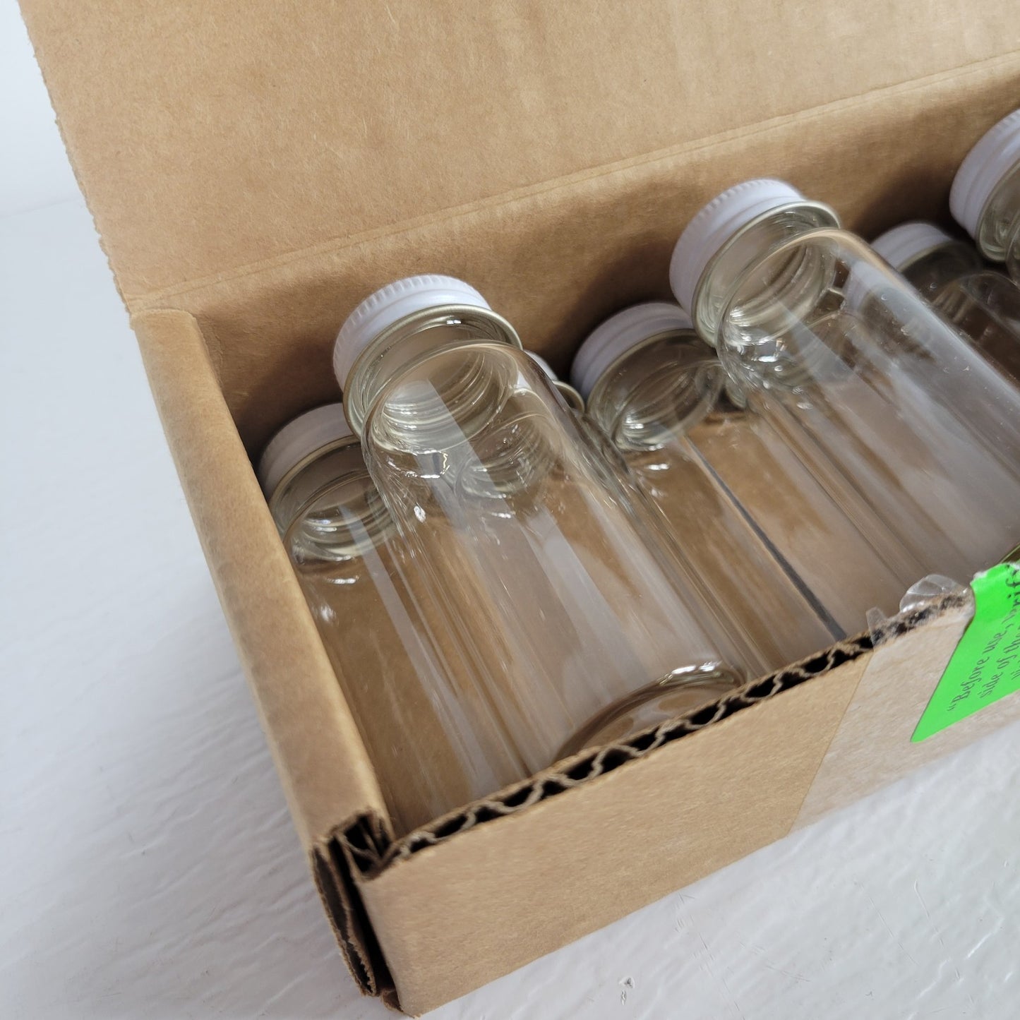 Lot of 8 AMETEK Brookfield Computrac Vapor Pro Sample Bottles Caps Septa