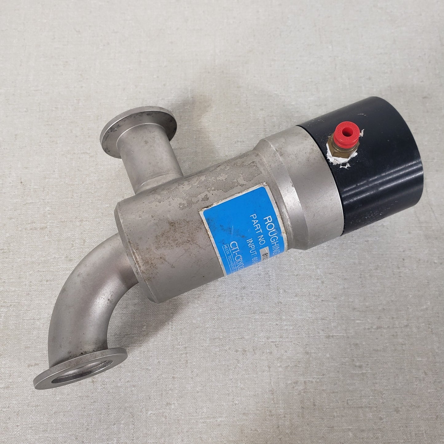 CTI-Cryogenics 8112580G001 Pneumatic Roughing Valve KF25 NW25 60-80 PSI