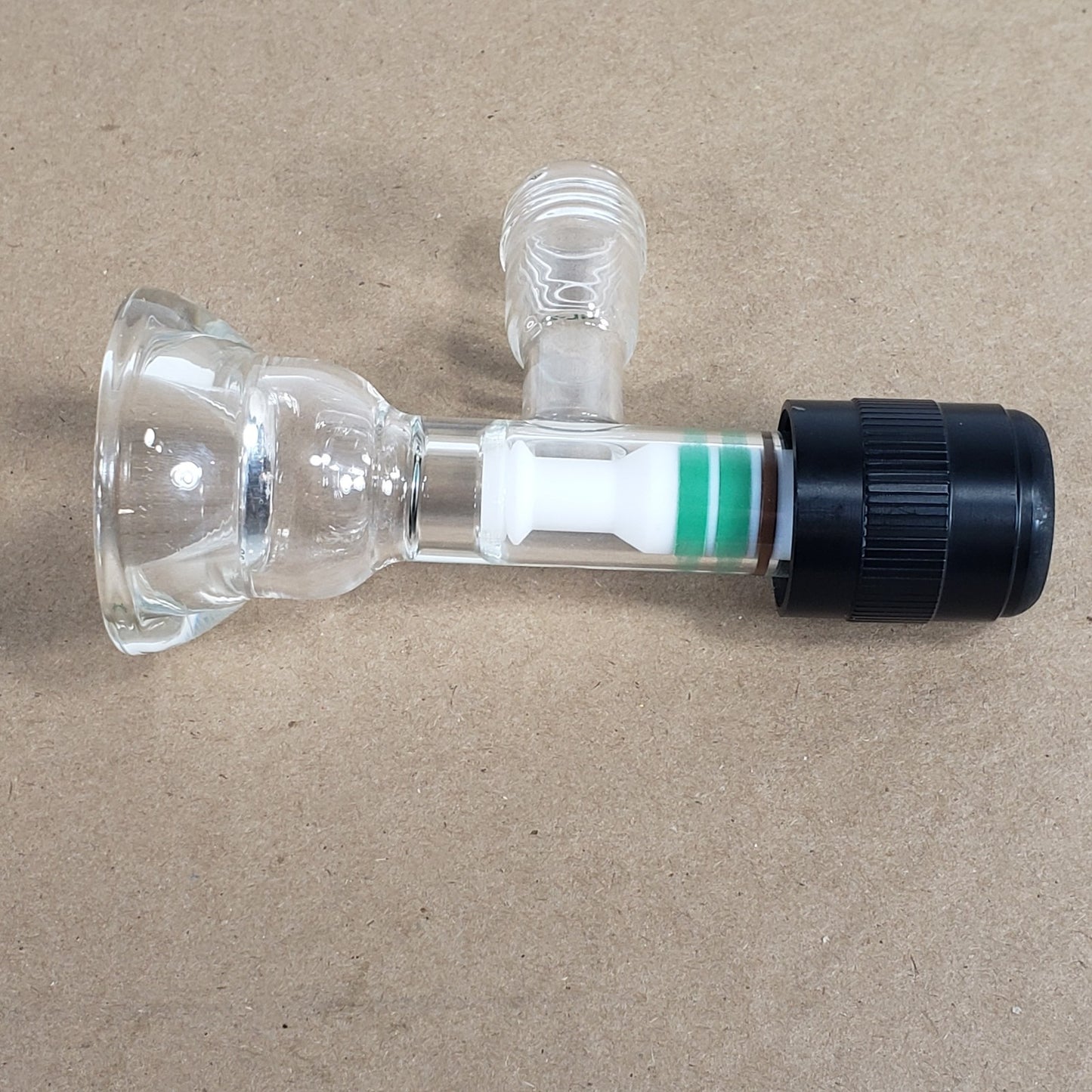 Chemglass AF-0306-03 #30 O-Ring Joint Glass Thermocouple Gauge Adapter GL-25