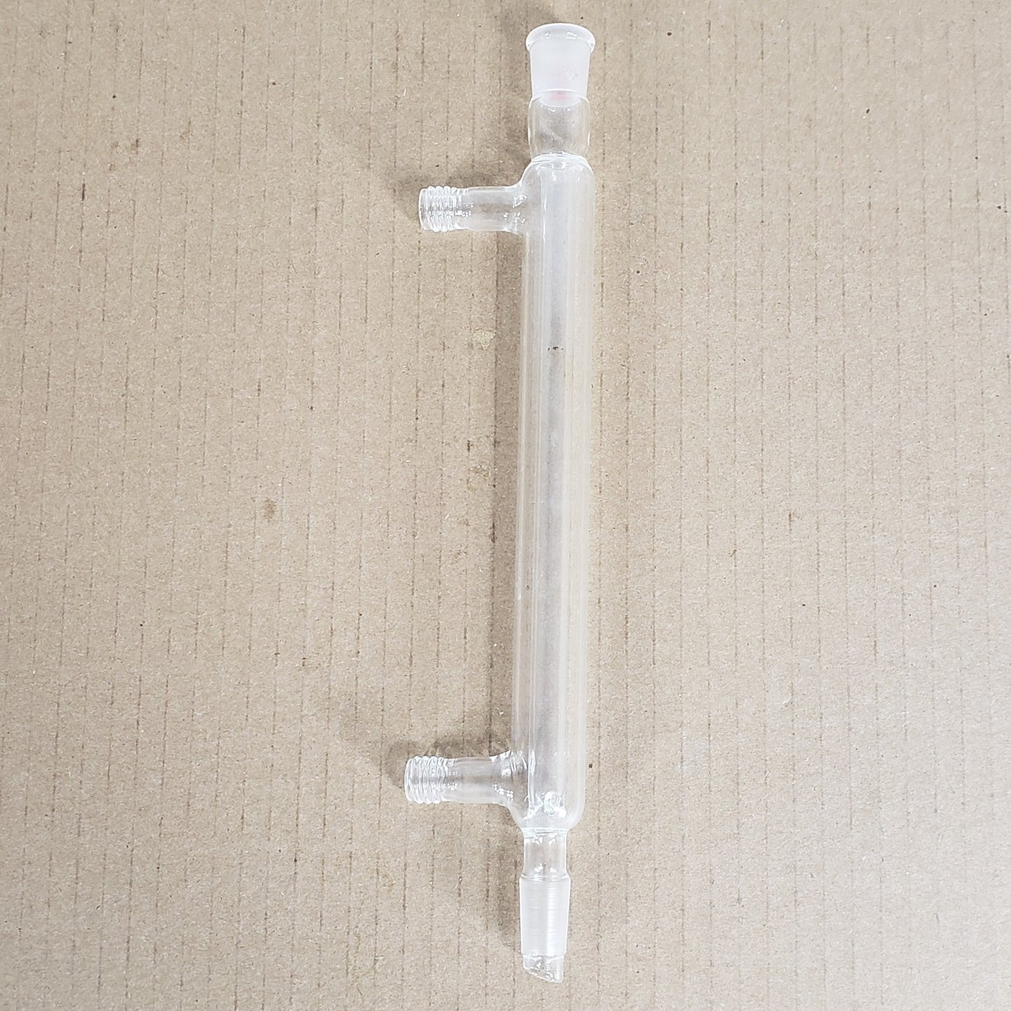 Synthware Liebig Condenser 14/20 CN Threaded Hose Connection 200mm Jacket