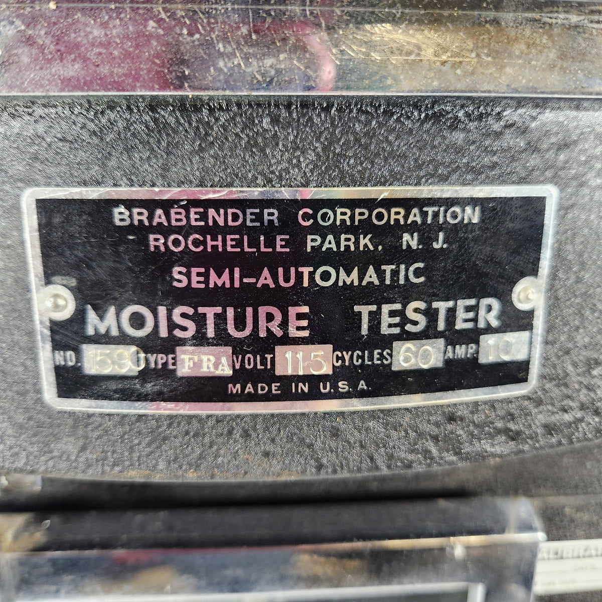 Brabender FR1 Semi-Automatic Moisture Tester Moisture Analyzer 115V Lab