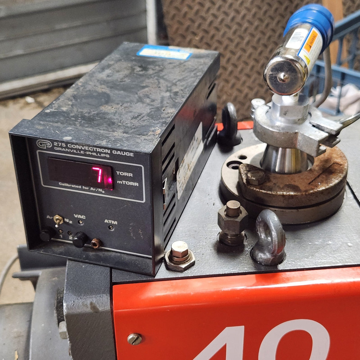 TESTED 7mTorr Edwards E2M40 2-Stage Rotary Vane Vacuum Pump KF40 1PH 120/240v