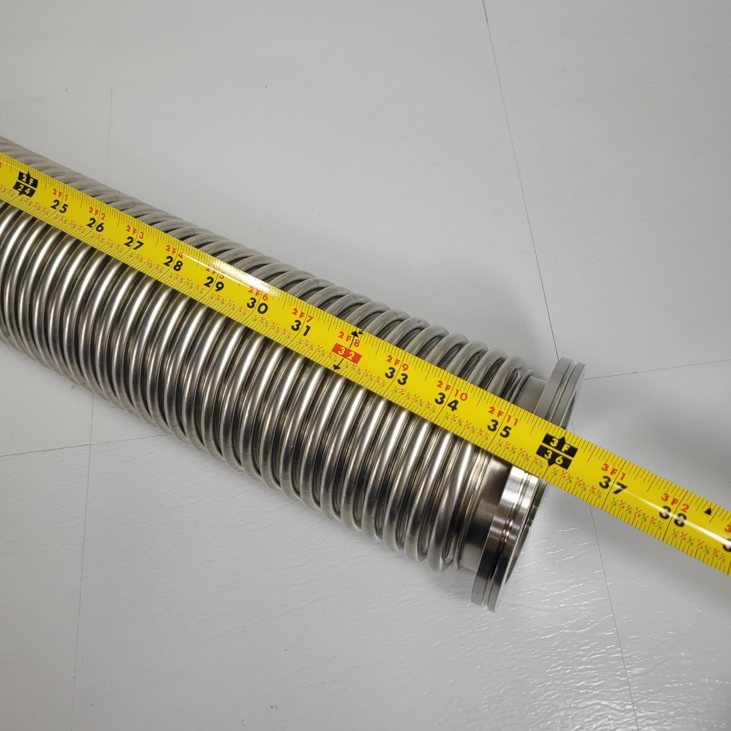 36" ISO-100K Flexible Bellows UHV Ultra High Vacuum SS Stainless Steel ISO K 100