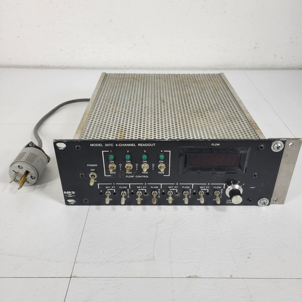 MKS Granville Phillips 247C 4-Channel Readout Mass Flow Controller Power Supply